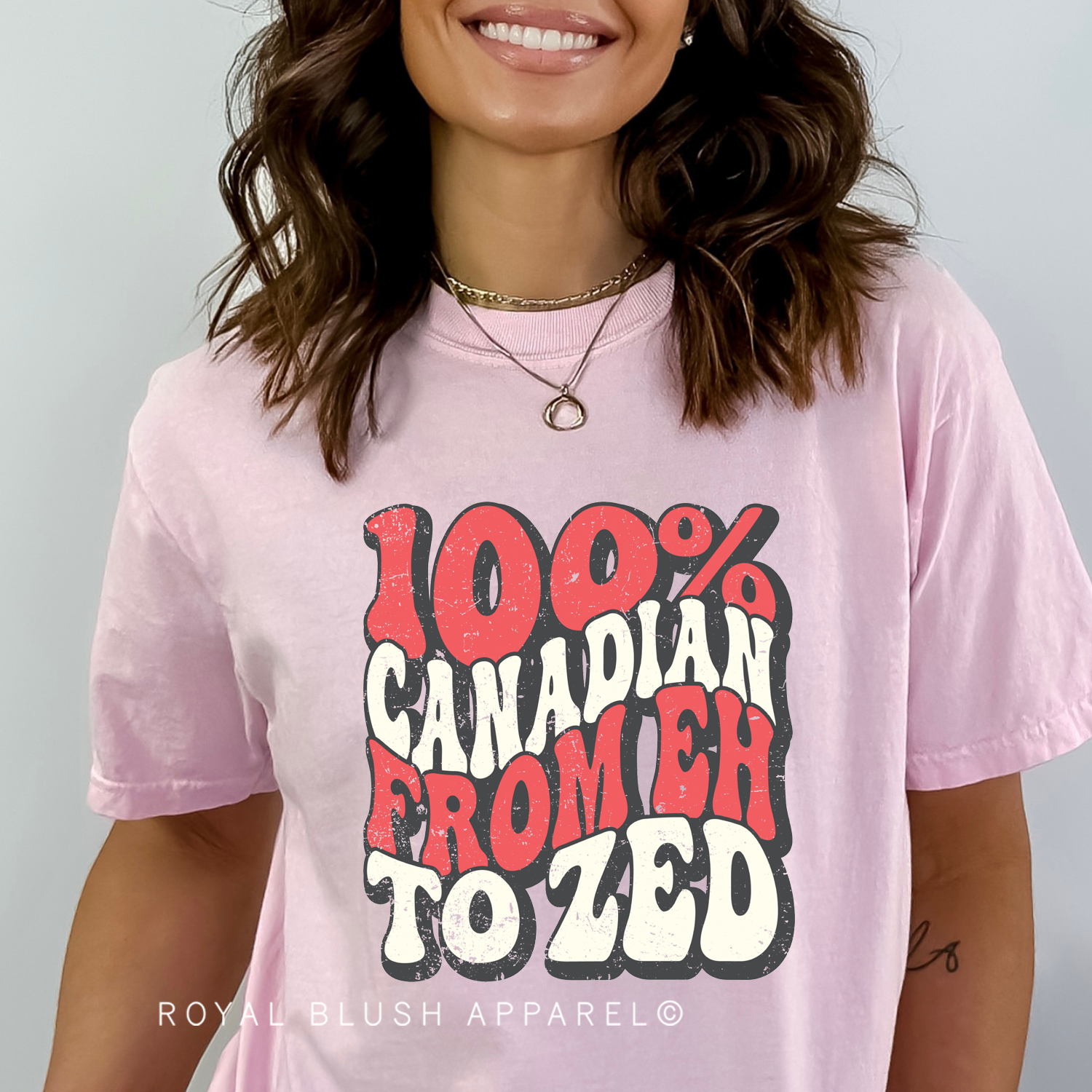 100% Canadian From Eh To Zed Full Color Transfer