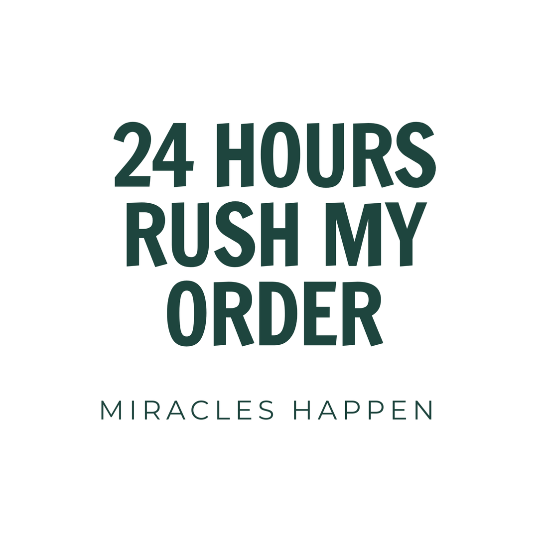 Rush My Order - NOT VALID FOR CUSTOM UV AND SCREEN PRINTS