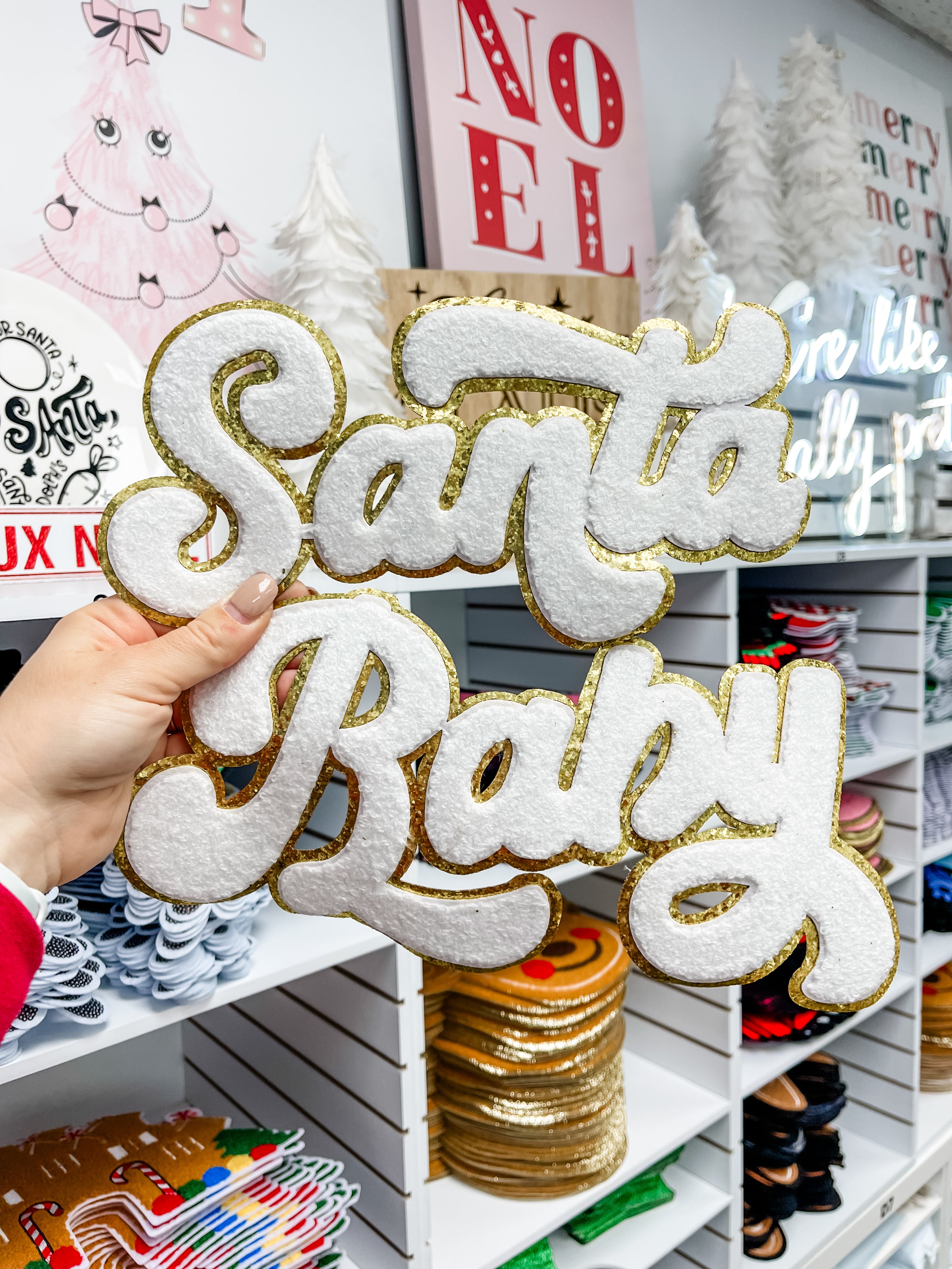 Santa Baby Chenille Patch