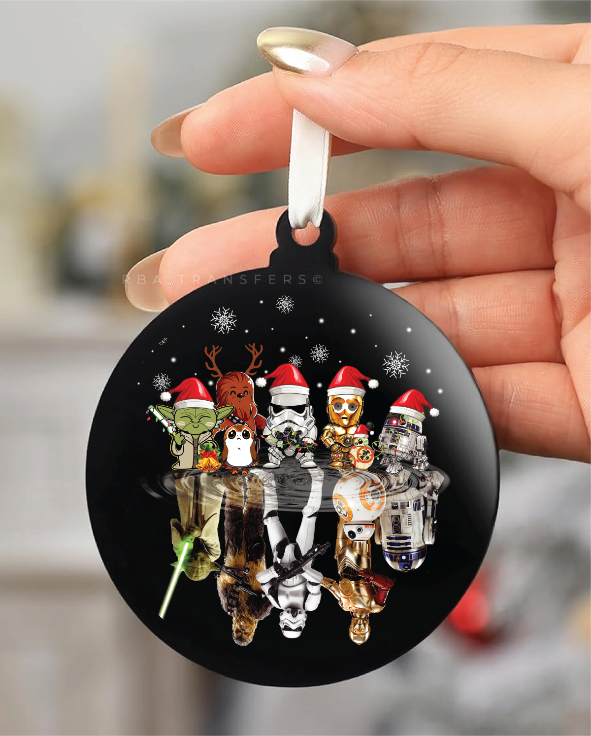 Star Wars 3" Acrylic Ornament UV DTF Sticker