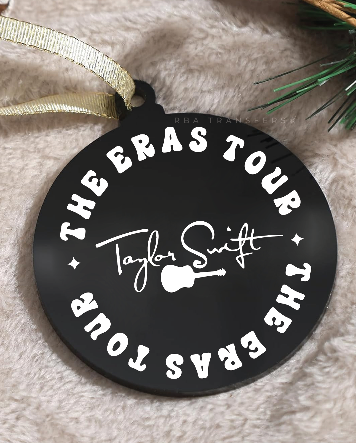 Circle The Eras Tour 3" Acrylic Ornament UV DTF Sticker