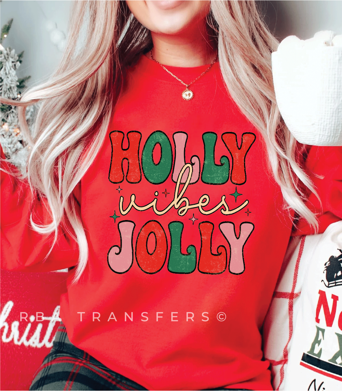 Holly VIBES Jolly Full Colour Transfer