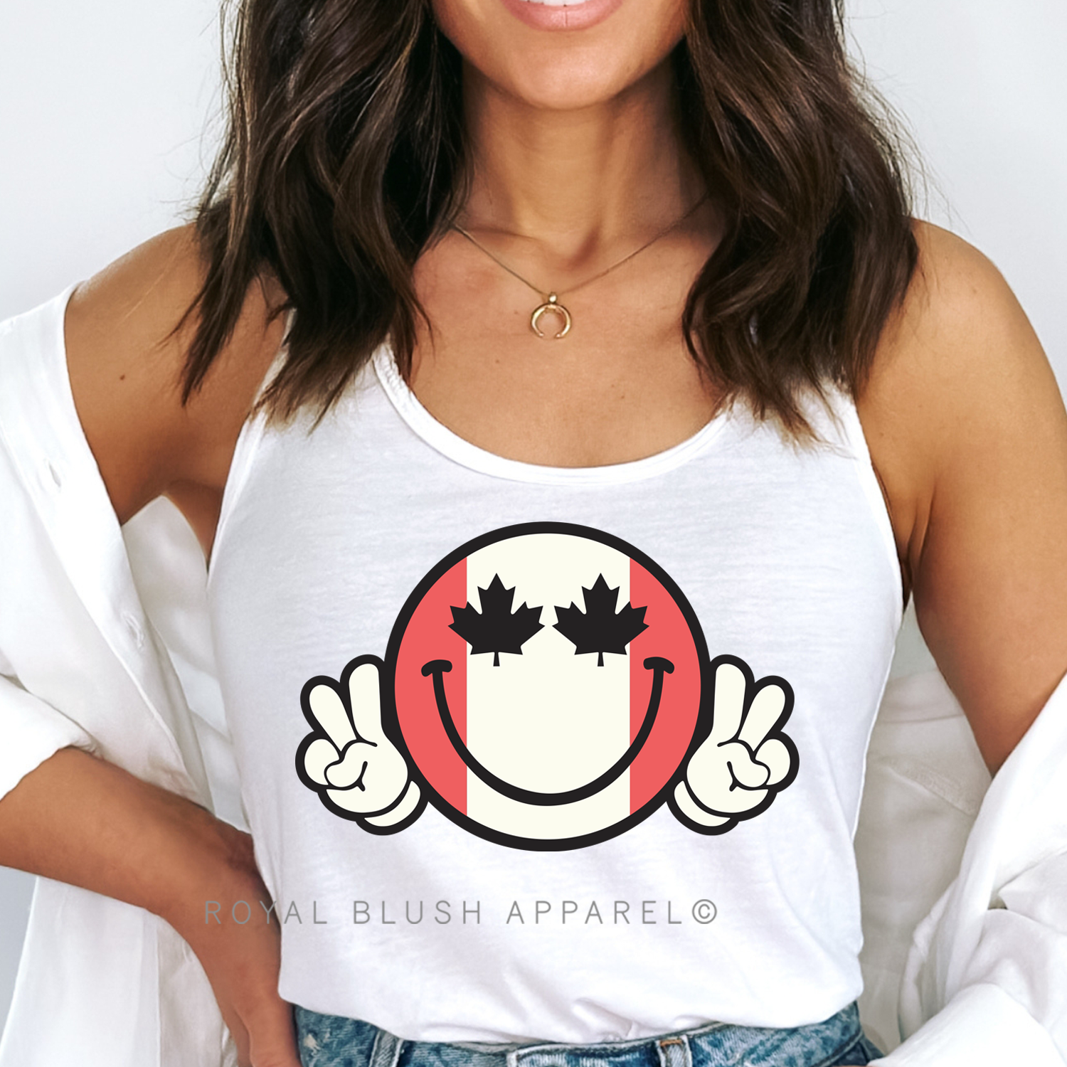Smiley Canada Full Color Transfer