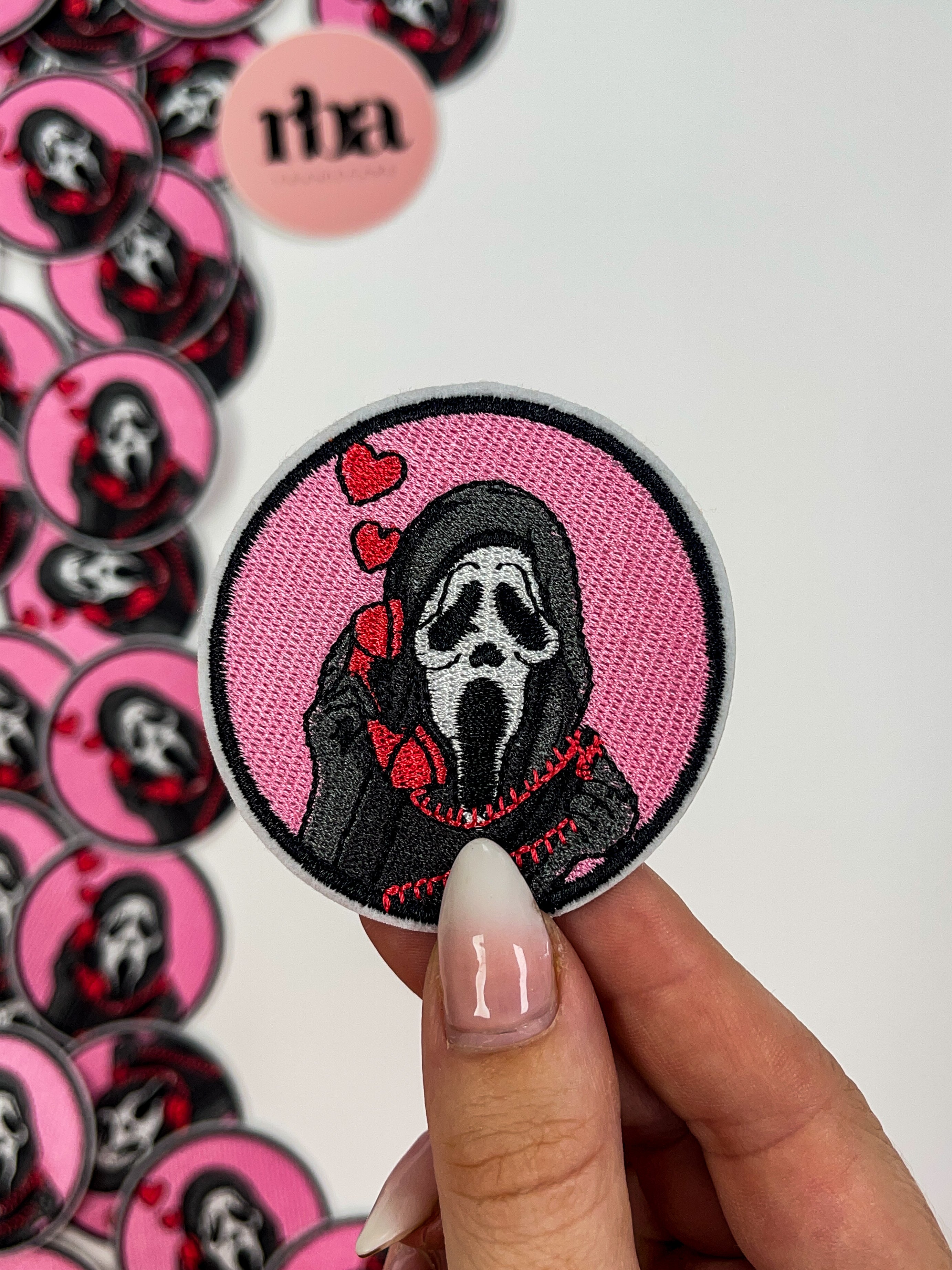 Scream Left Chest Embroidery Patch