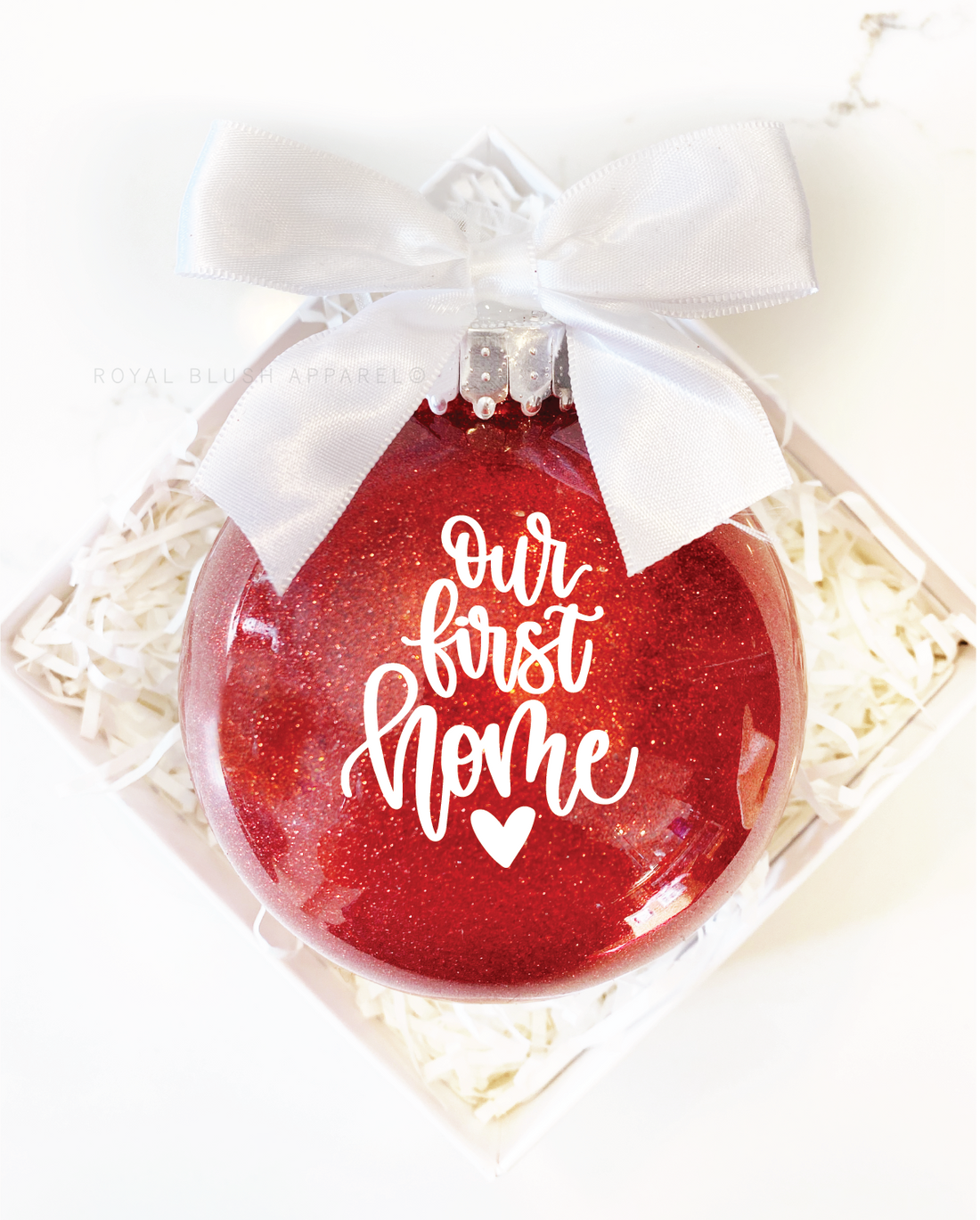 Notre première maison 2023 4" Ornement UV DTF Autocollant