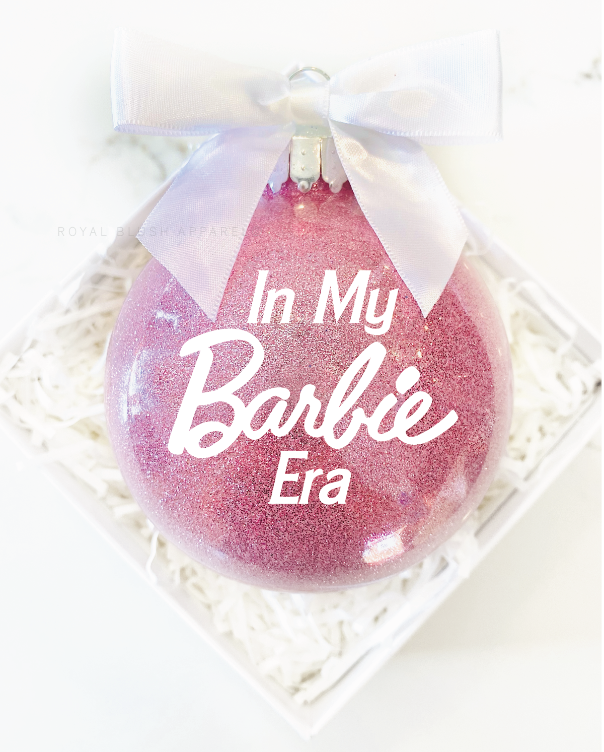 In My Barbie Era 3" Acrylic Ornament UV DTF Sticker