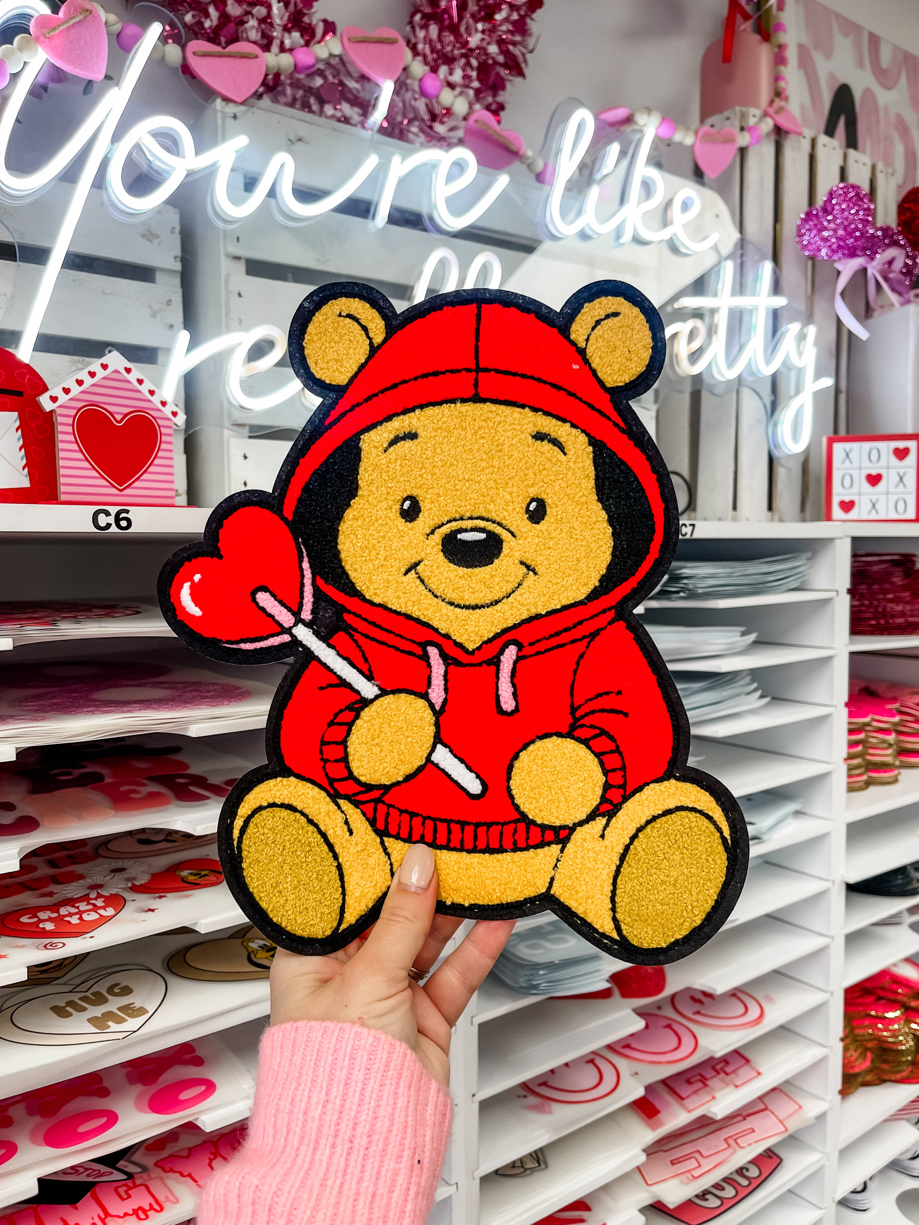 Lollipop Winnie Chenille Patch