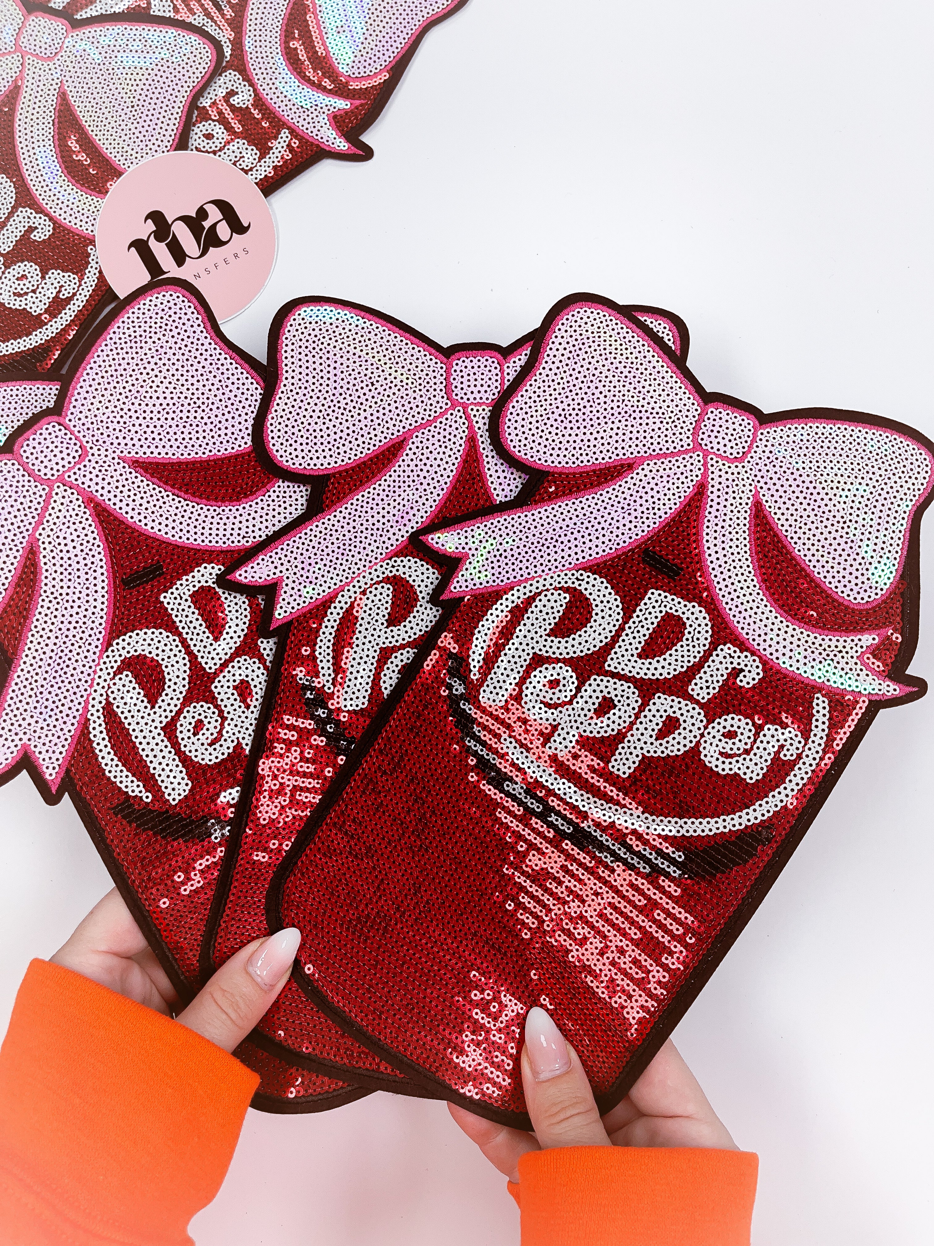 Dr Pepper Sequin Patch