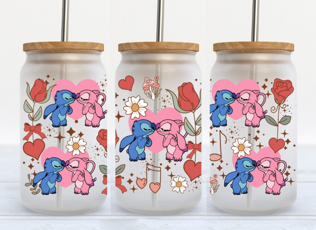 Lilo & Stitch Love Wrap UV DTF Sticker