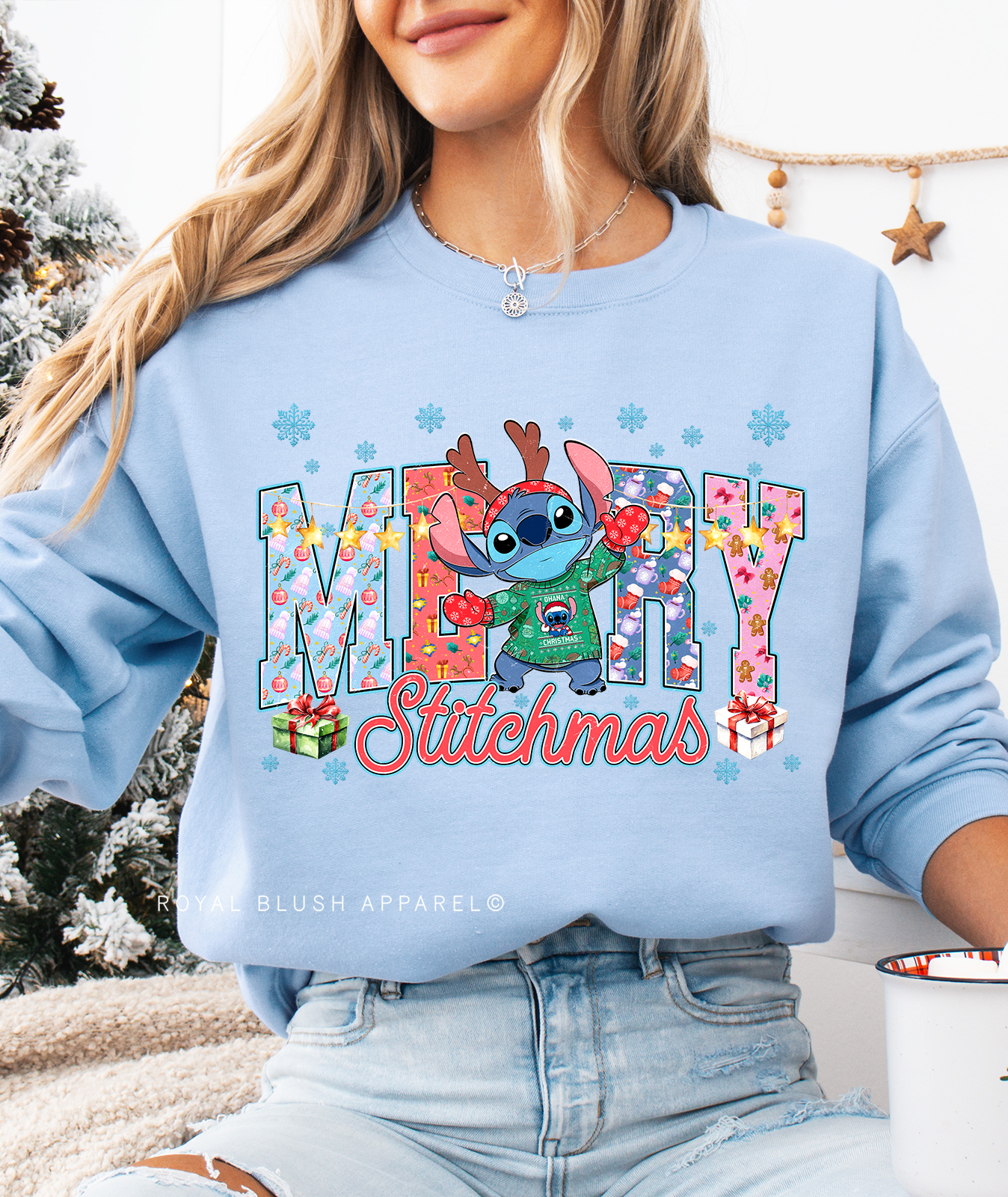 Merry Stitchmas Full Colour Transfer