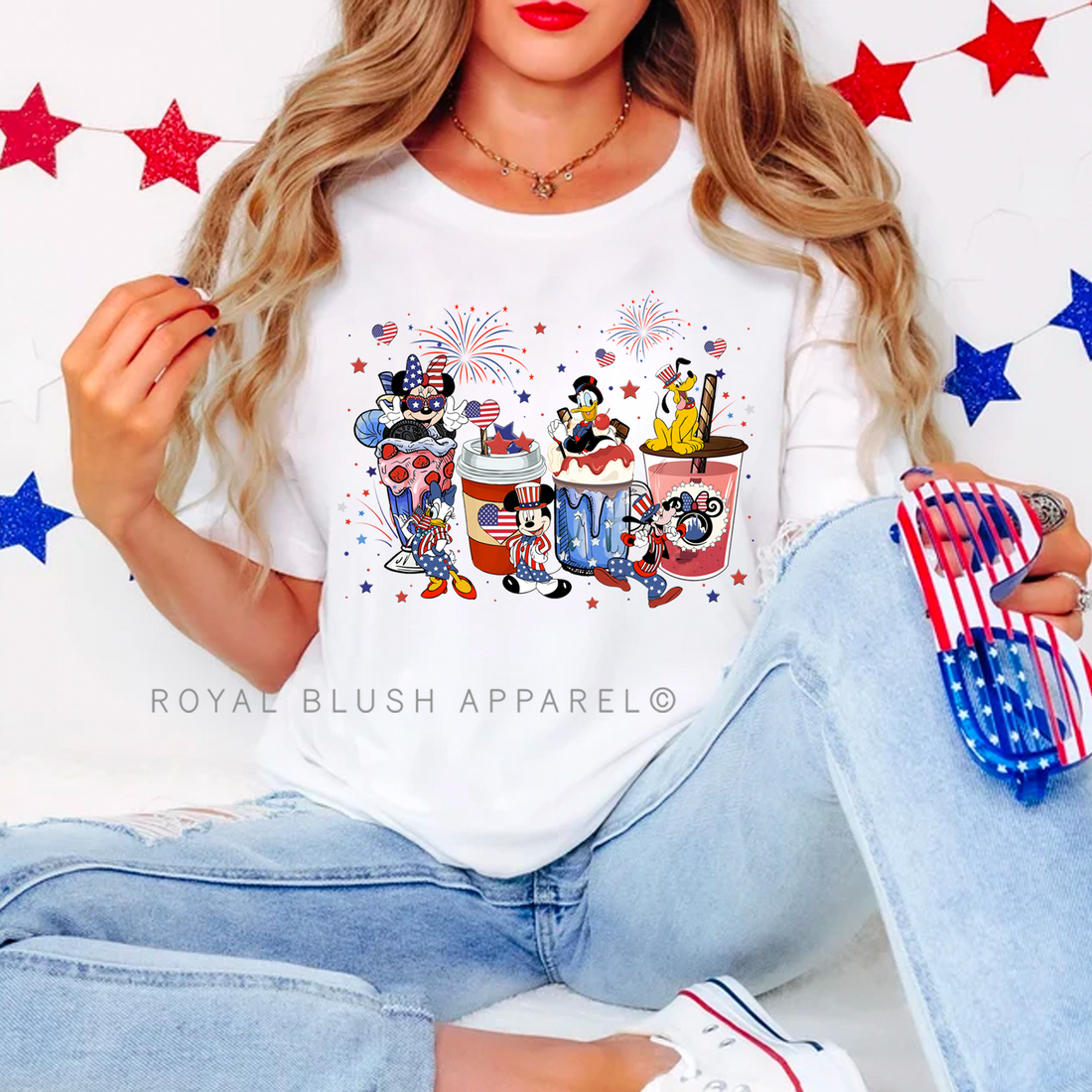 Magical Patriotic Coffees Full Color Transfer