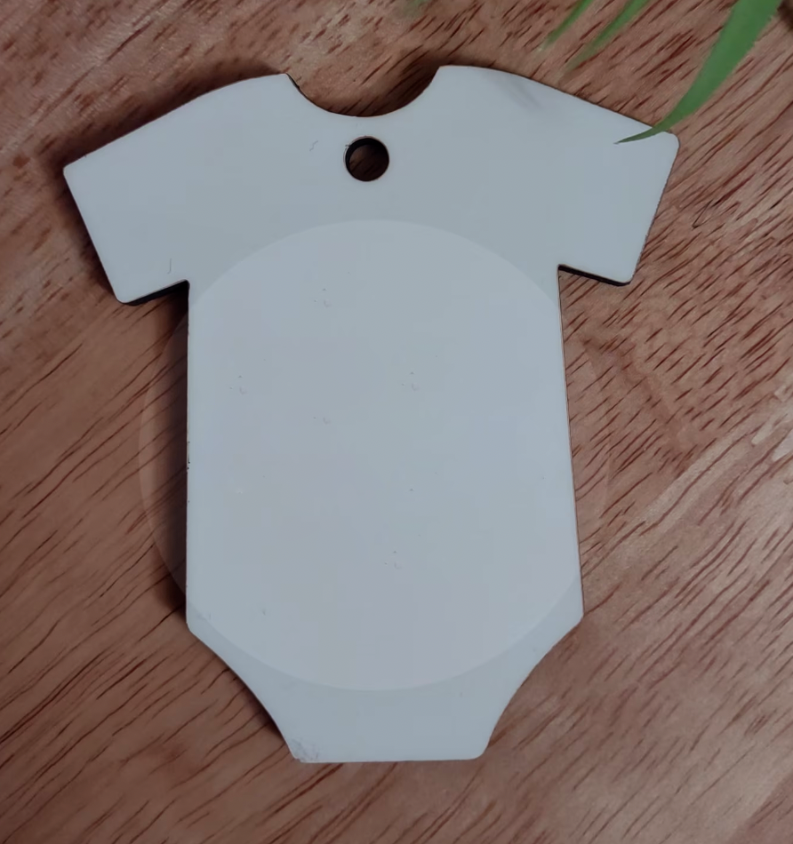 BLANK 3" Round Sublimation MDF Ornament