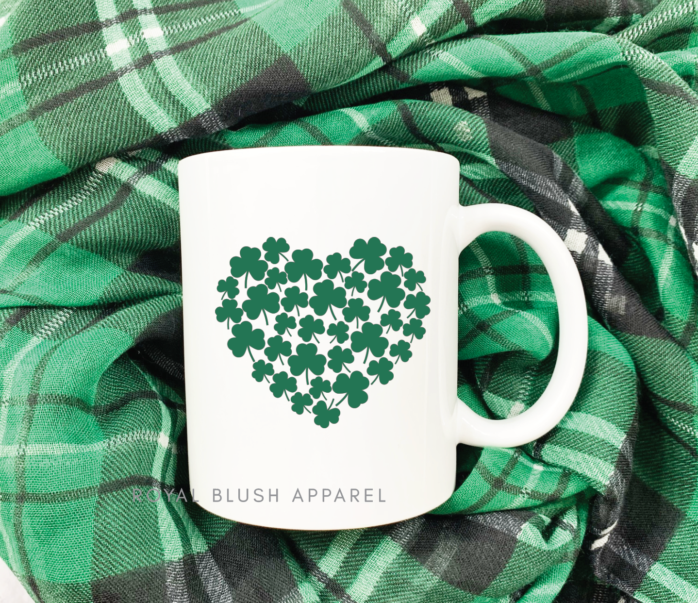 Autocollant UV DTF de coeur de trèfle