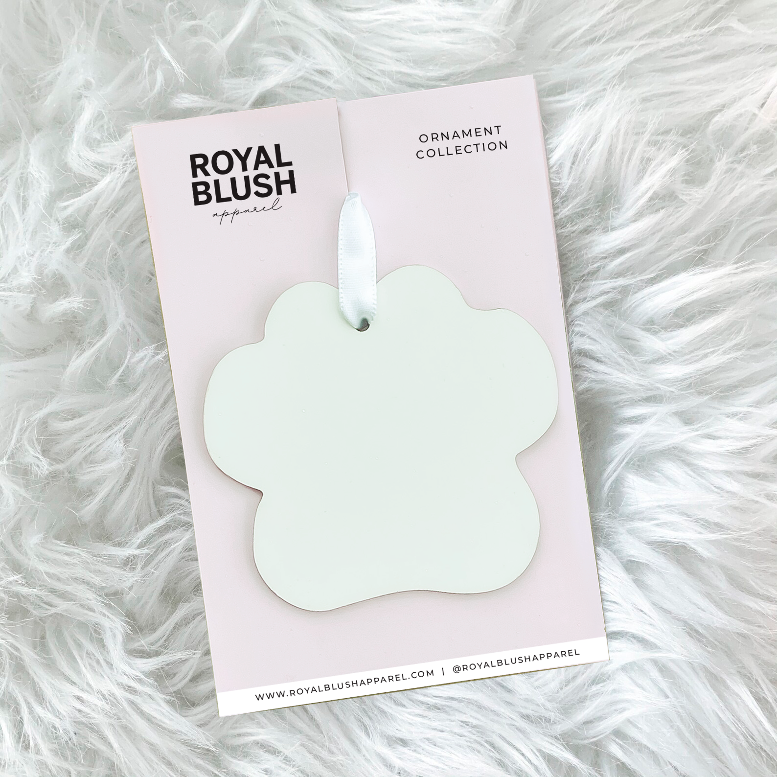BLANK 3" Round Sublimation MDF Ornament