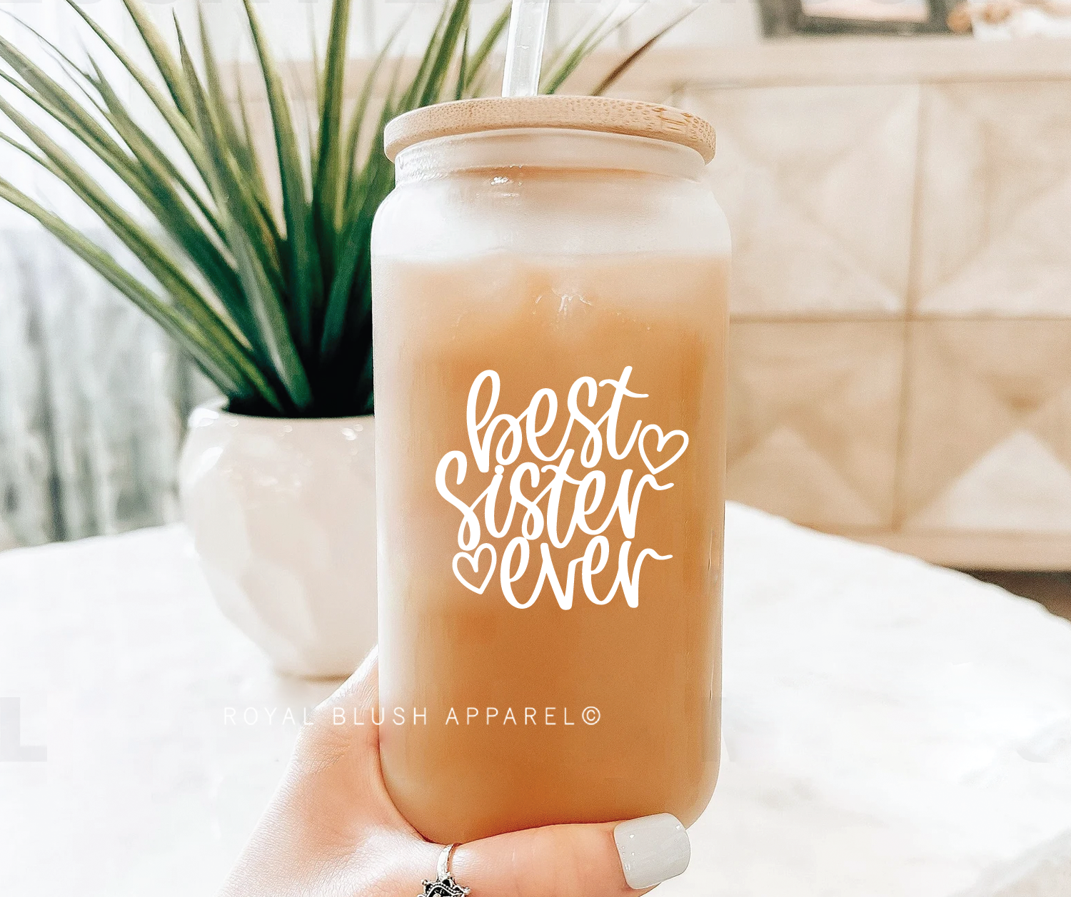 Best Sister Ever UV DTF Sticker