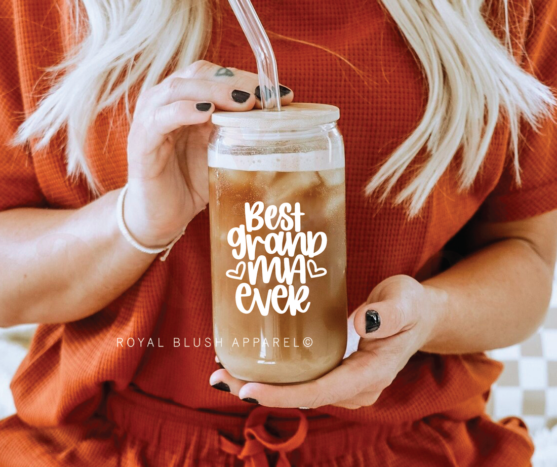 Meilleure grand-mère de tous les temps UV DTF Autocollant