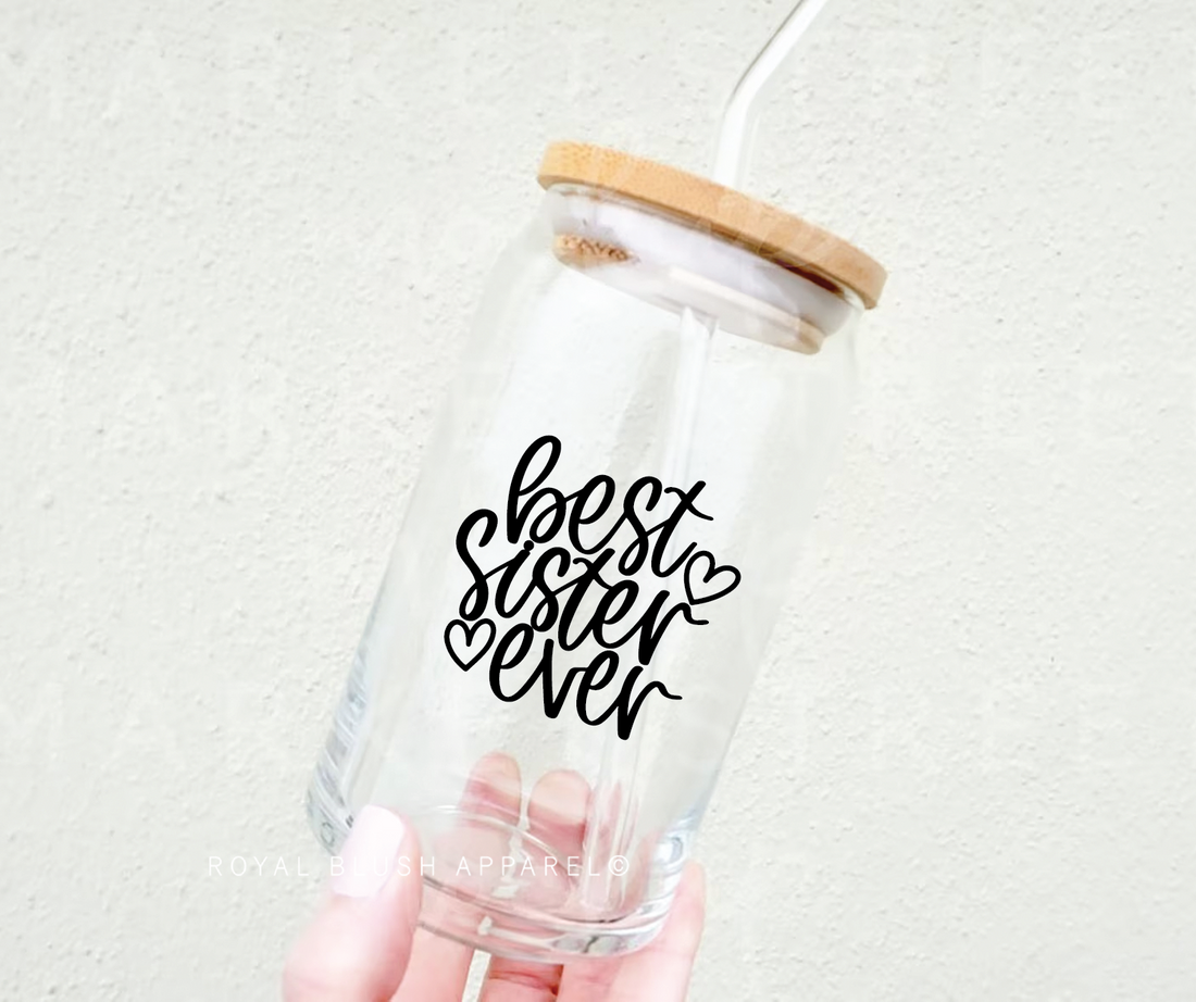 Meilleure sœur de tous les temps UV DTF Autocollant