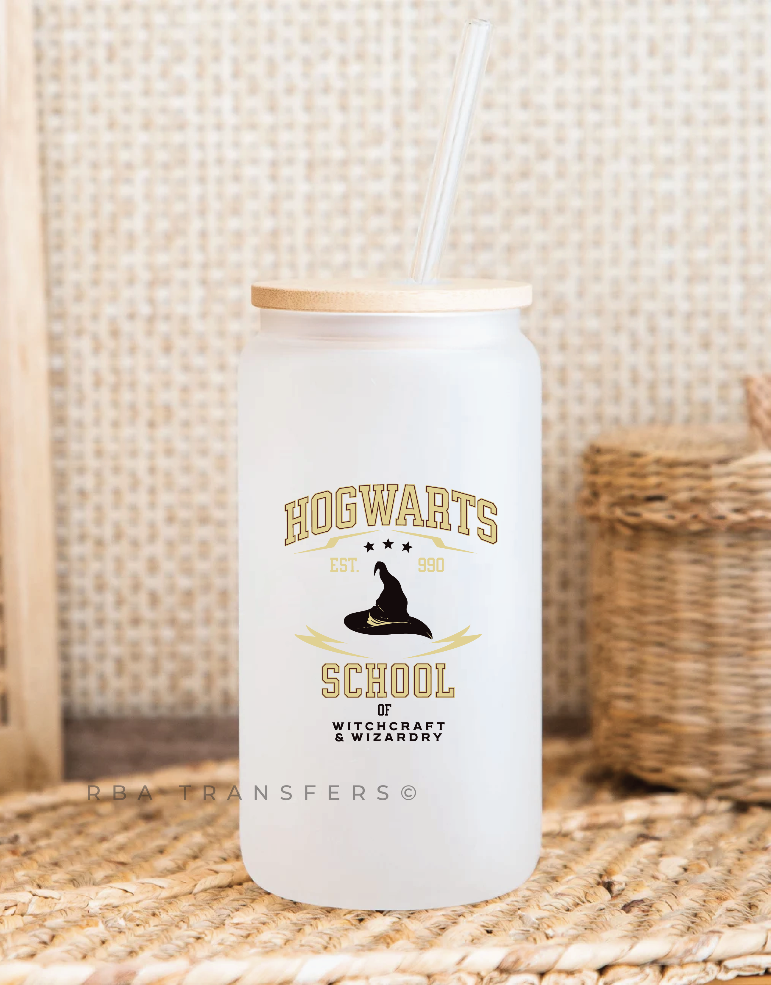 Hogwarts School 3" Acrylic Ornament UV DTF Sticker