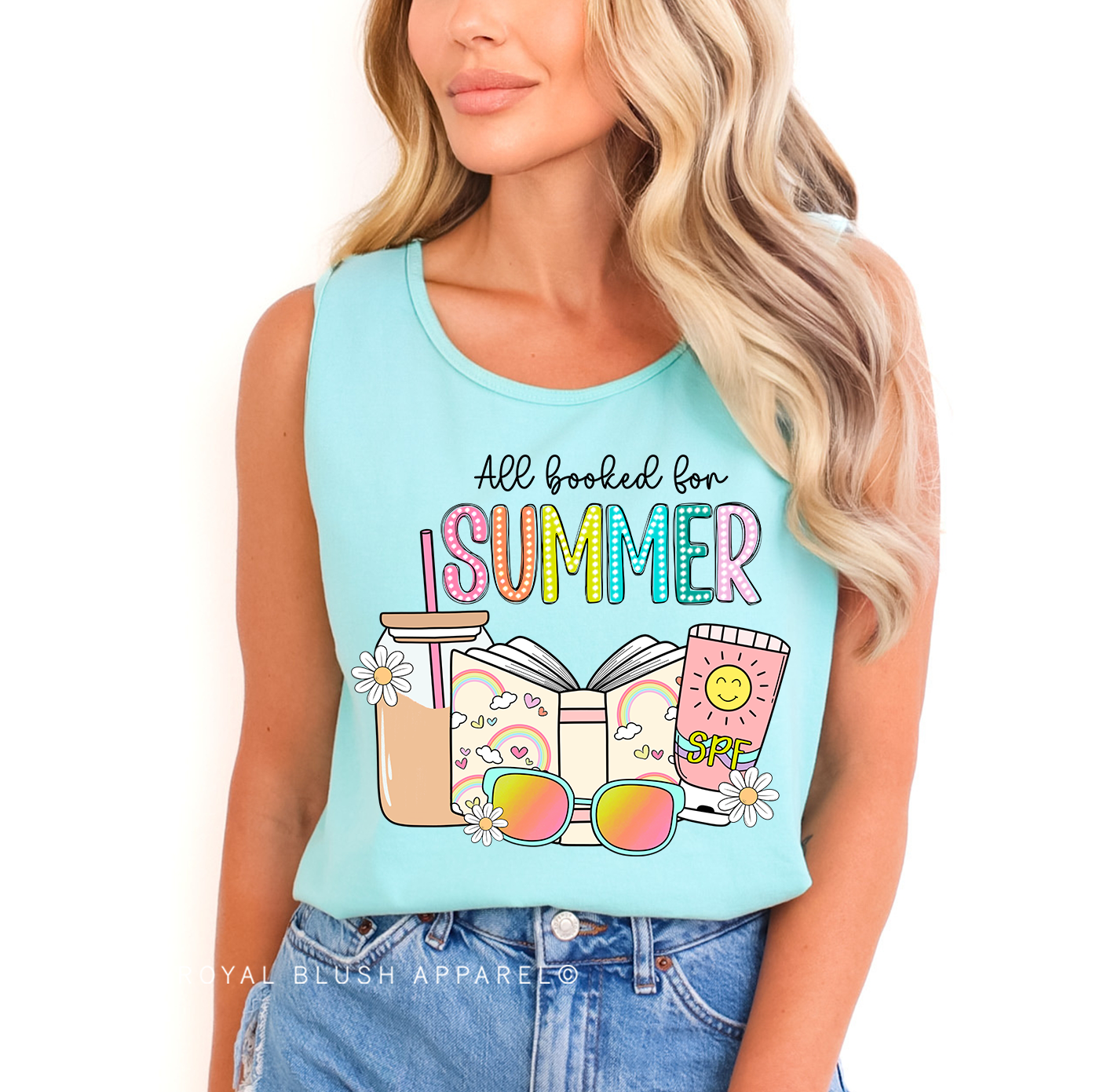 All Booked For Summer Full Color Transfer
