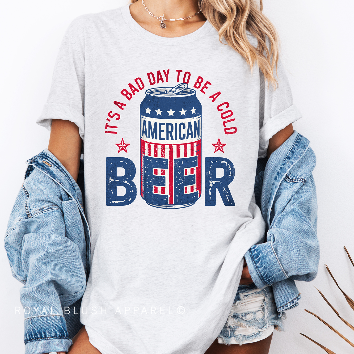 American Beer Full Color Transfer