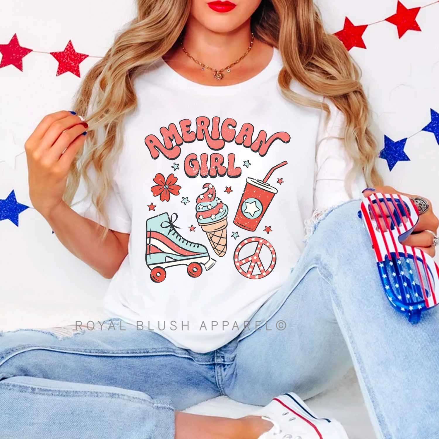 American Girl Full Color Transfer