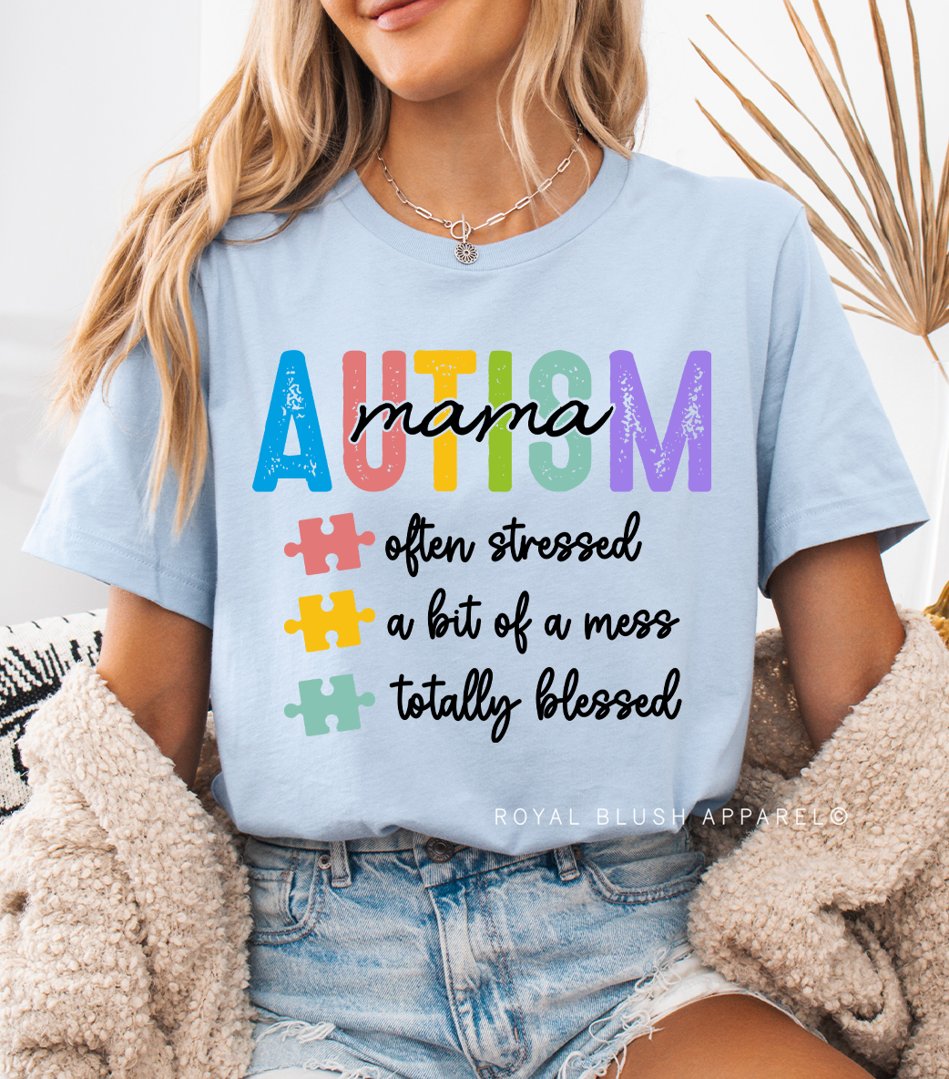 Autism Mama Full Color Transfer