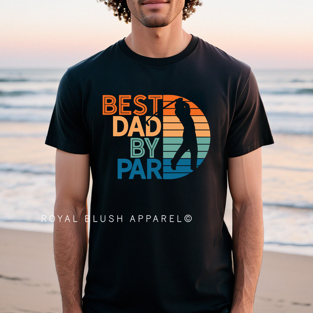 Best Dad By Par Full Color Transfer