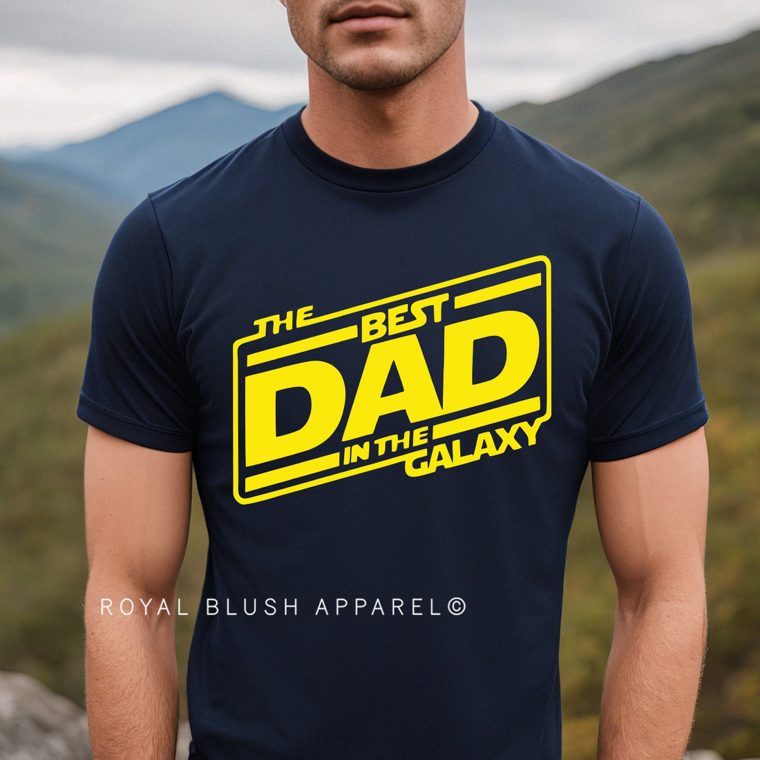 Best Dad In The Galaxy Full Color Transfer