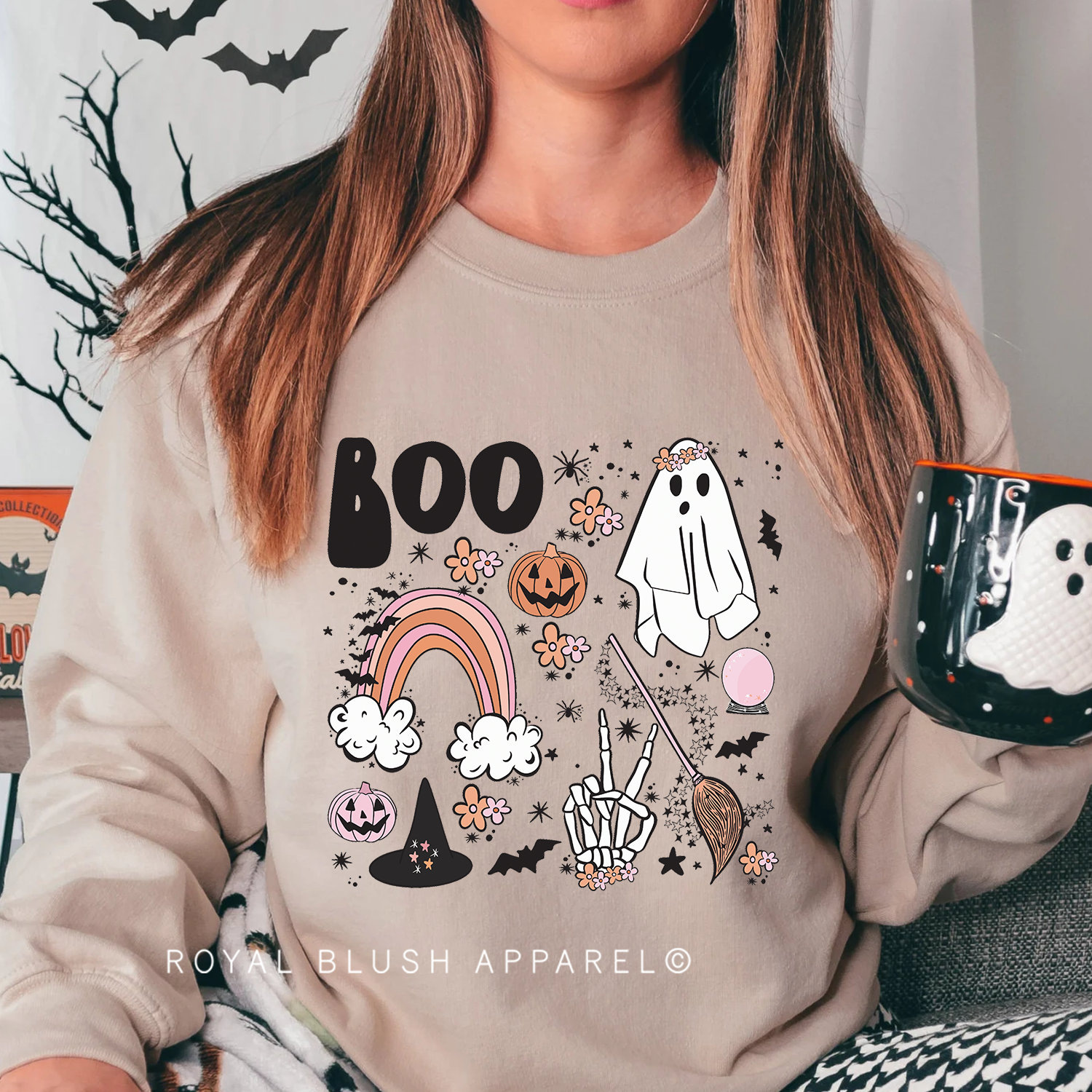 Boo Square Full Color Transfer