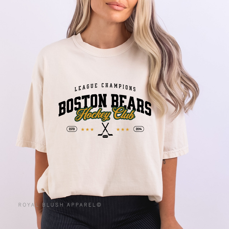 Boston Bears Heated Rivalry Full Color Transfer