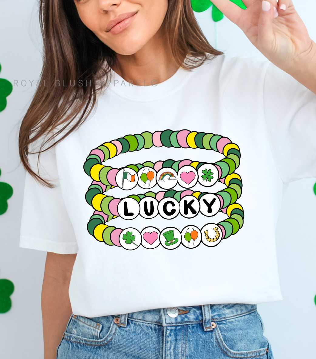 St.Patricks Day Friendship Bracelet Full Color Transfer