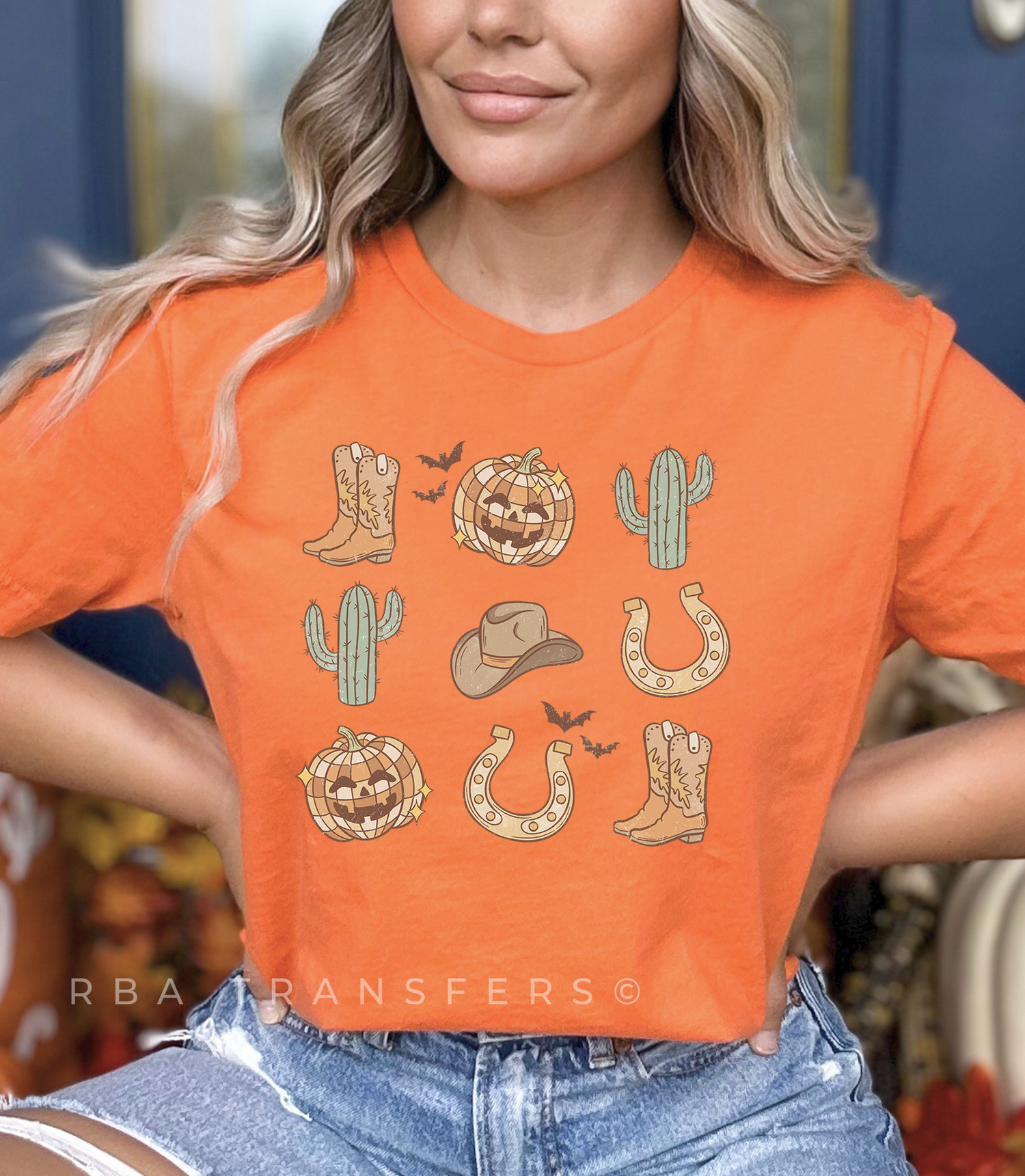 Halloween Country Full Color Transfer