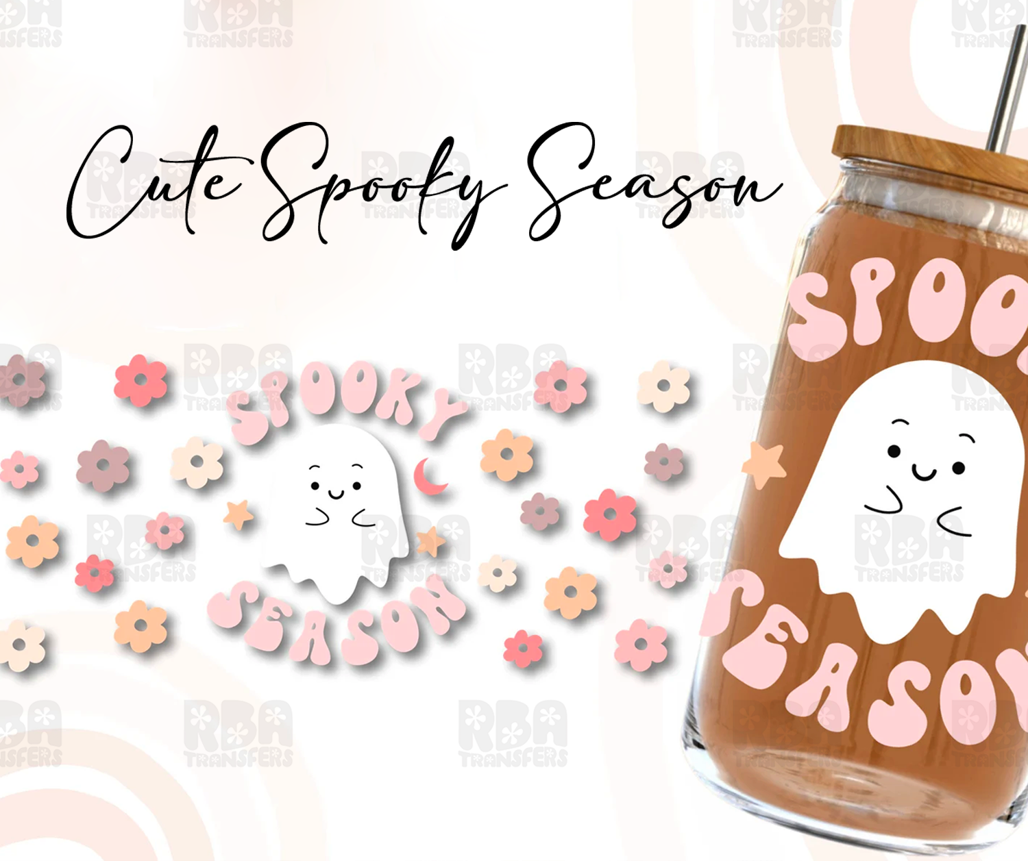 Mignon Spooky Season Wrap UV DTF Autocollant