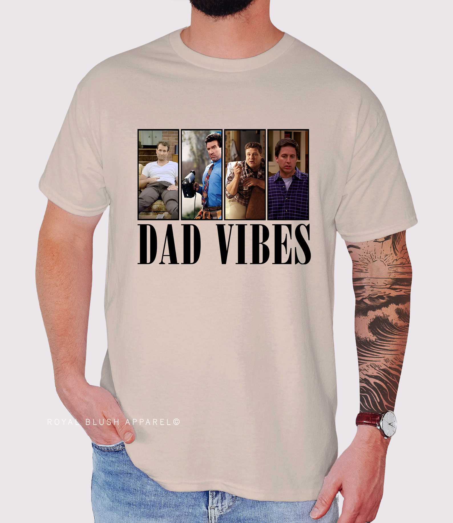 Dad Vibes Full Color Transfer