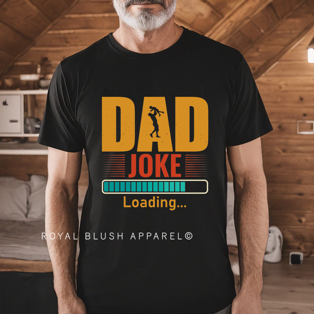 Dad Joke Loading Full Color Transfer