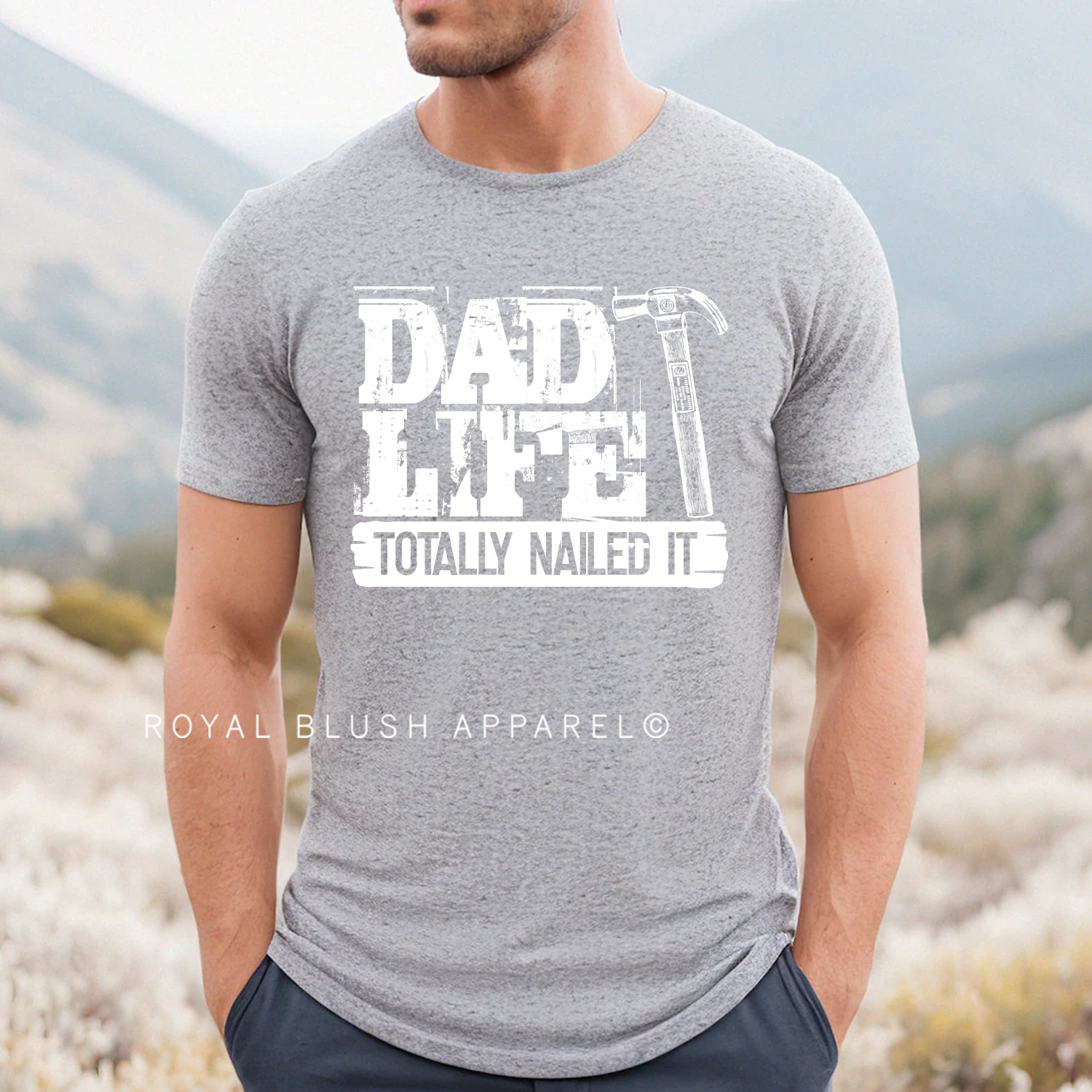 Dad Life Totally Nailed It Full Color Transfer