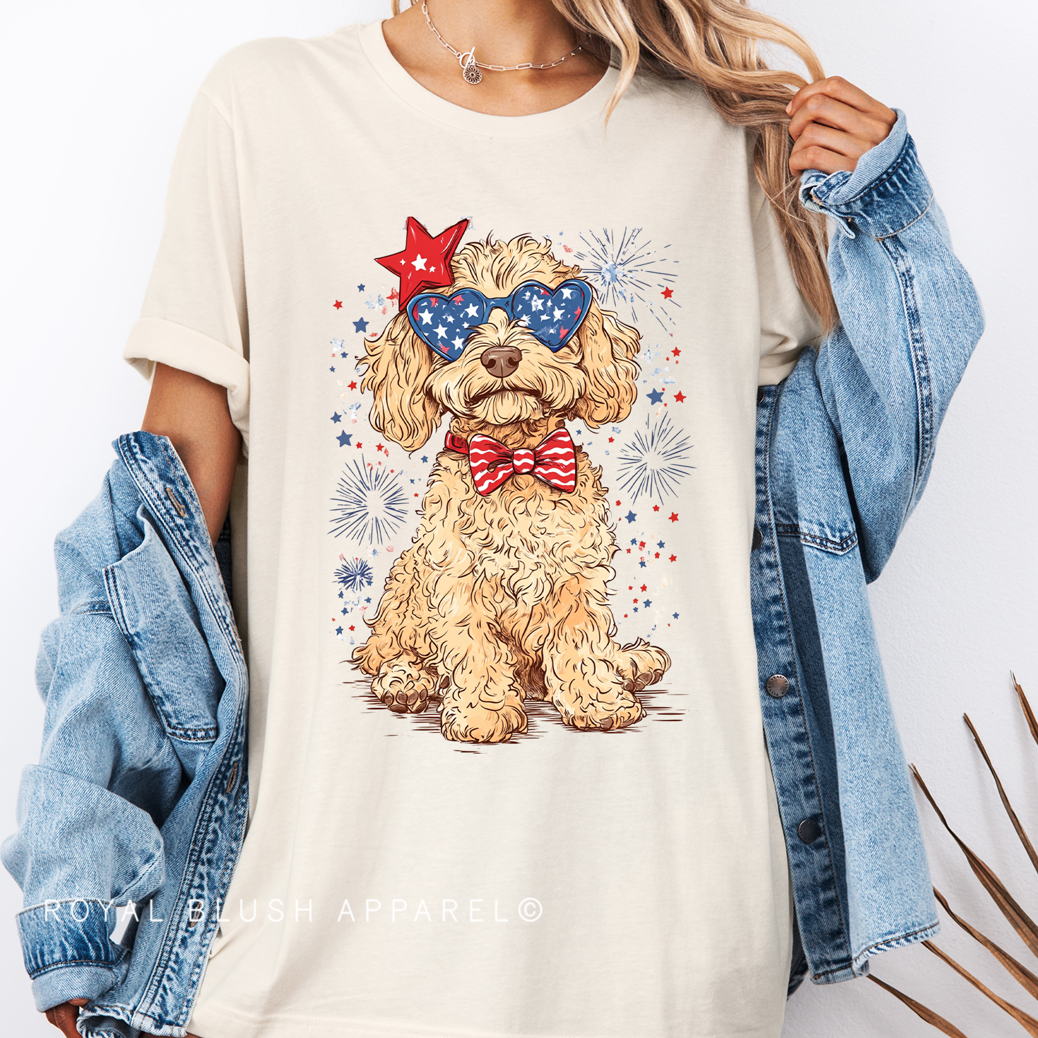 American Doodle Full Color Transfer