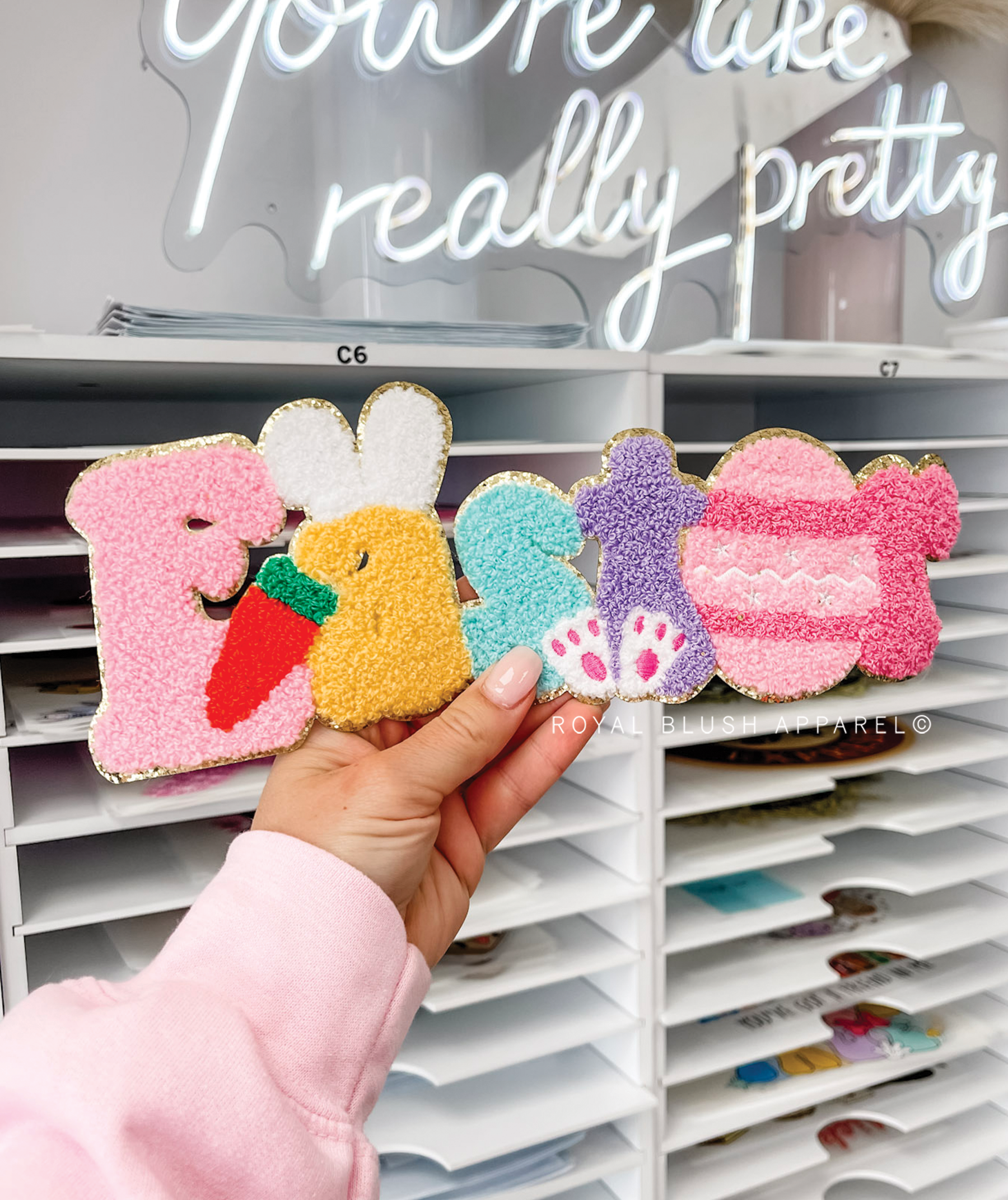 Patch chenille de Pâques