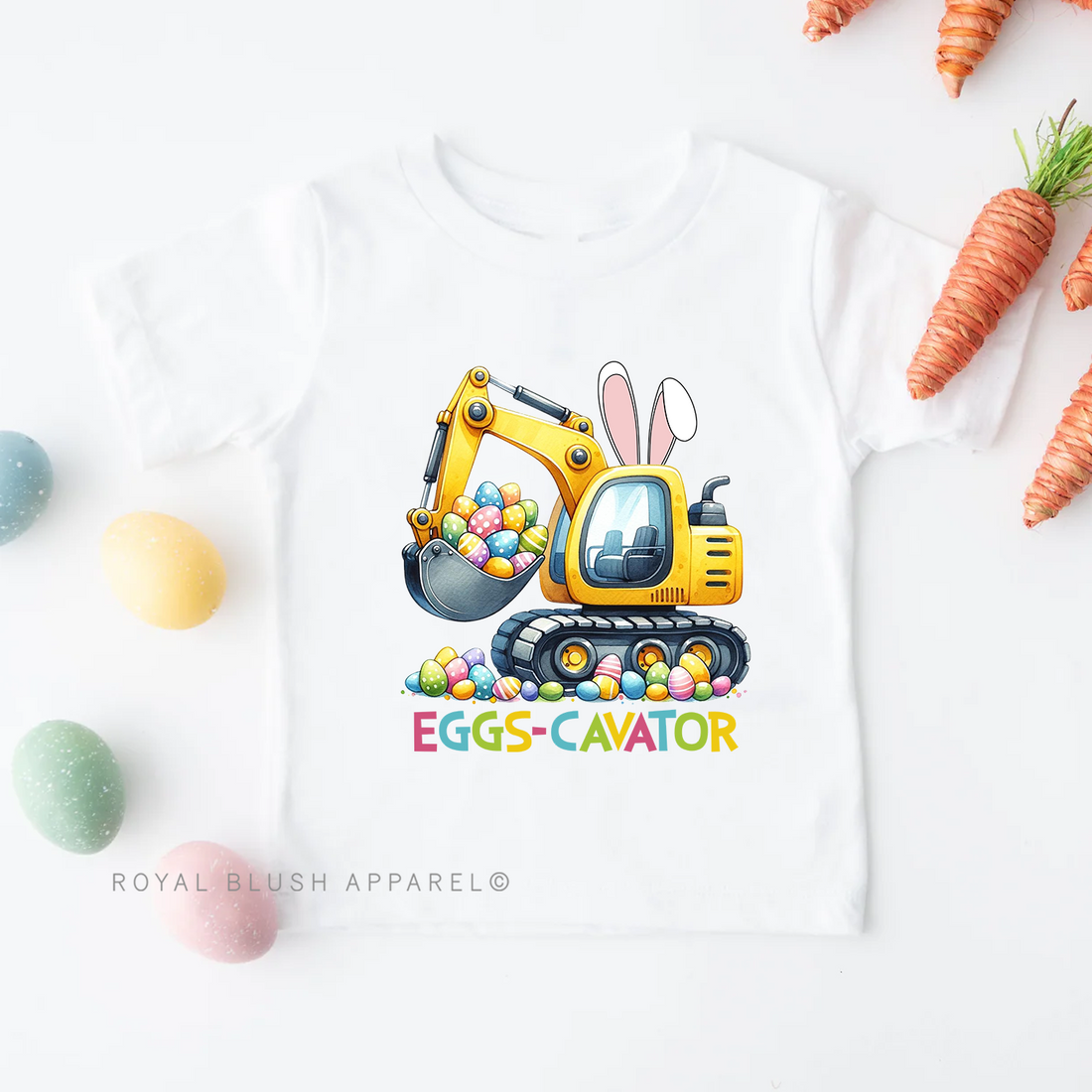 Toddler/Youth Eggs-Cavator Full Color Transfer