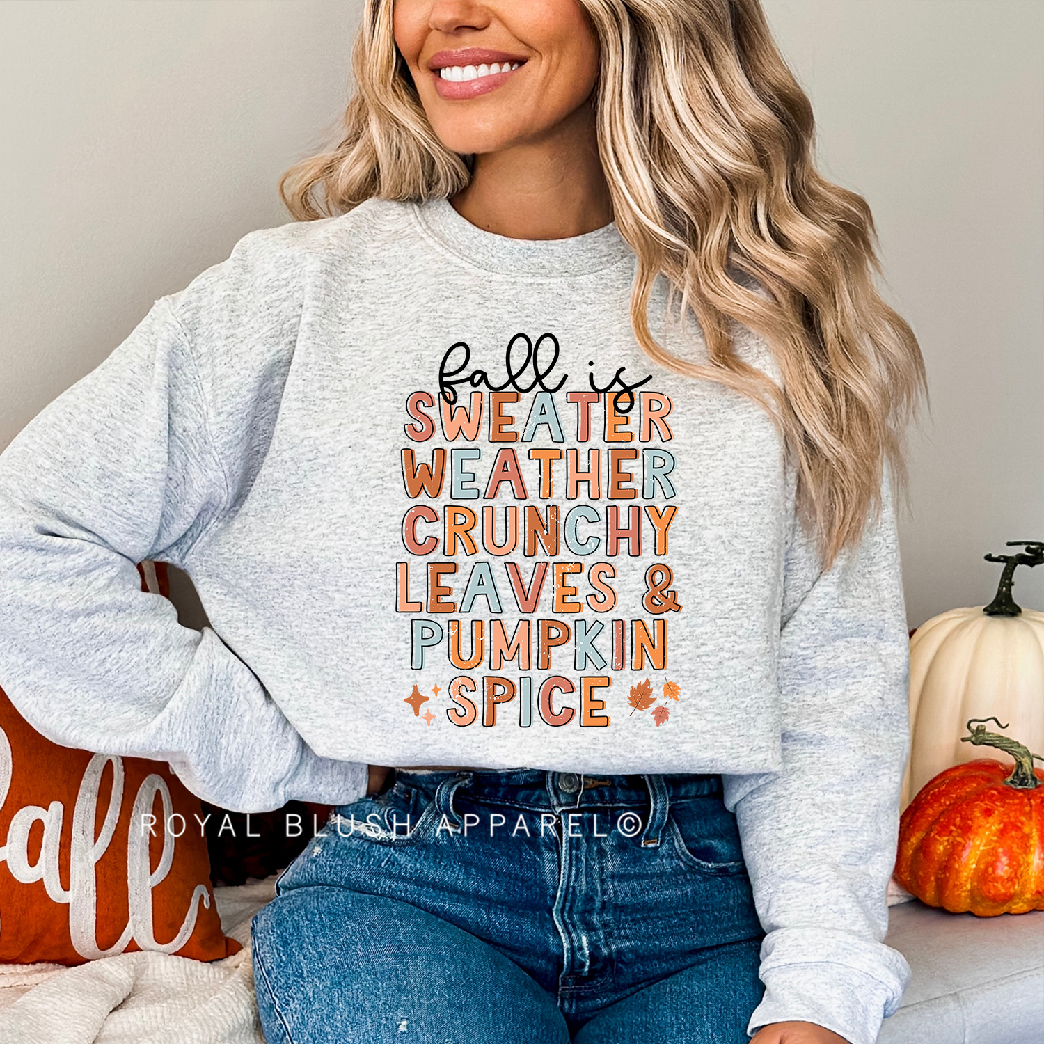 Fall Is Sweater Weather Full Color Transfer