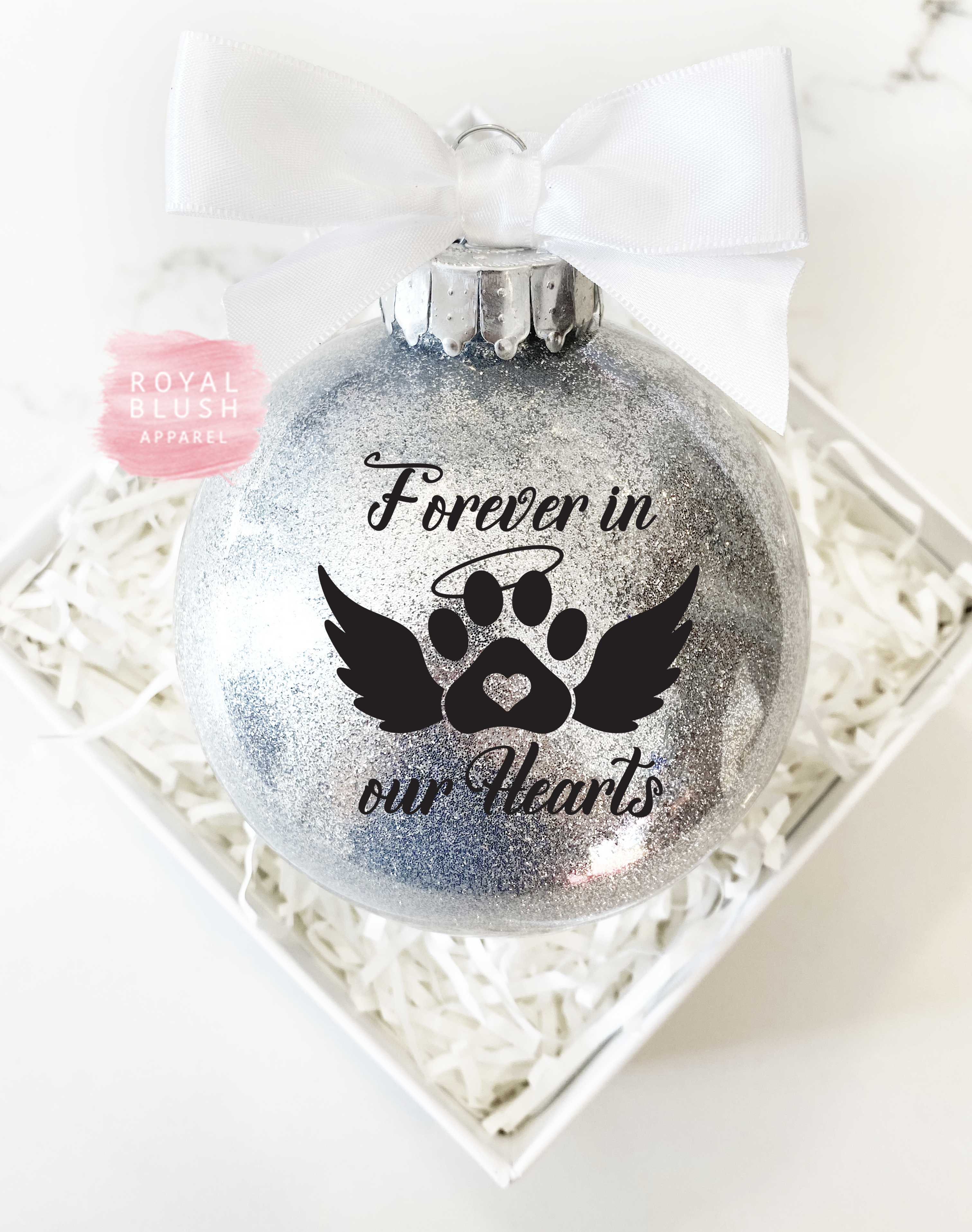 Forever In Our Hearts 4" Ornament UV DTF Sticker