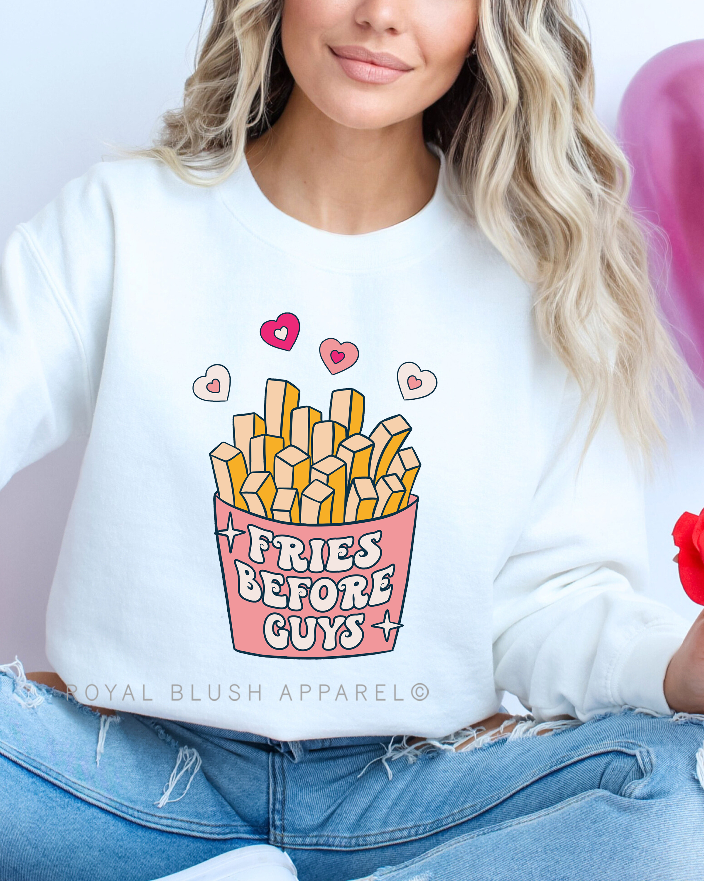 Fries Before Guys Full Color Transfer