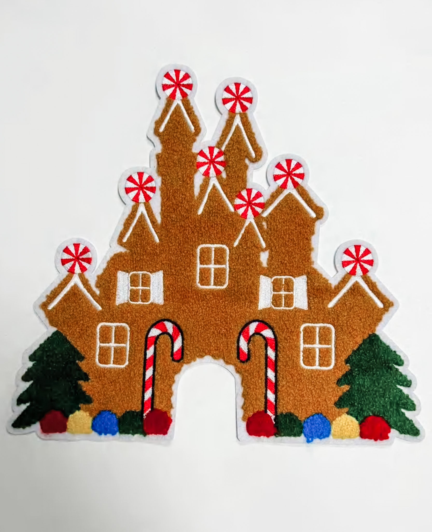 Gingerbread Castle Chenille Patch