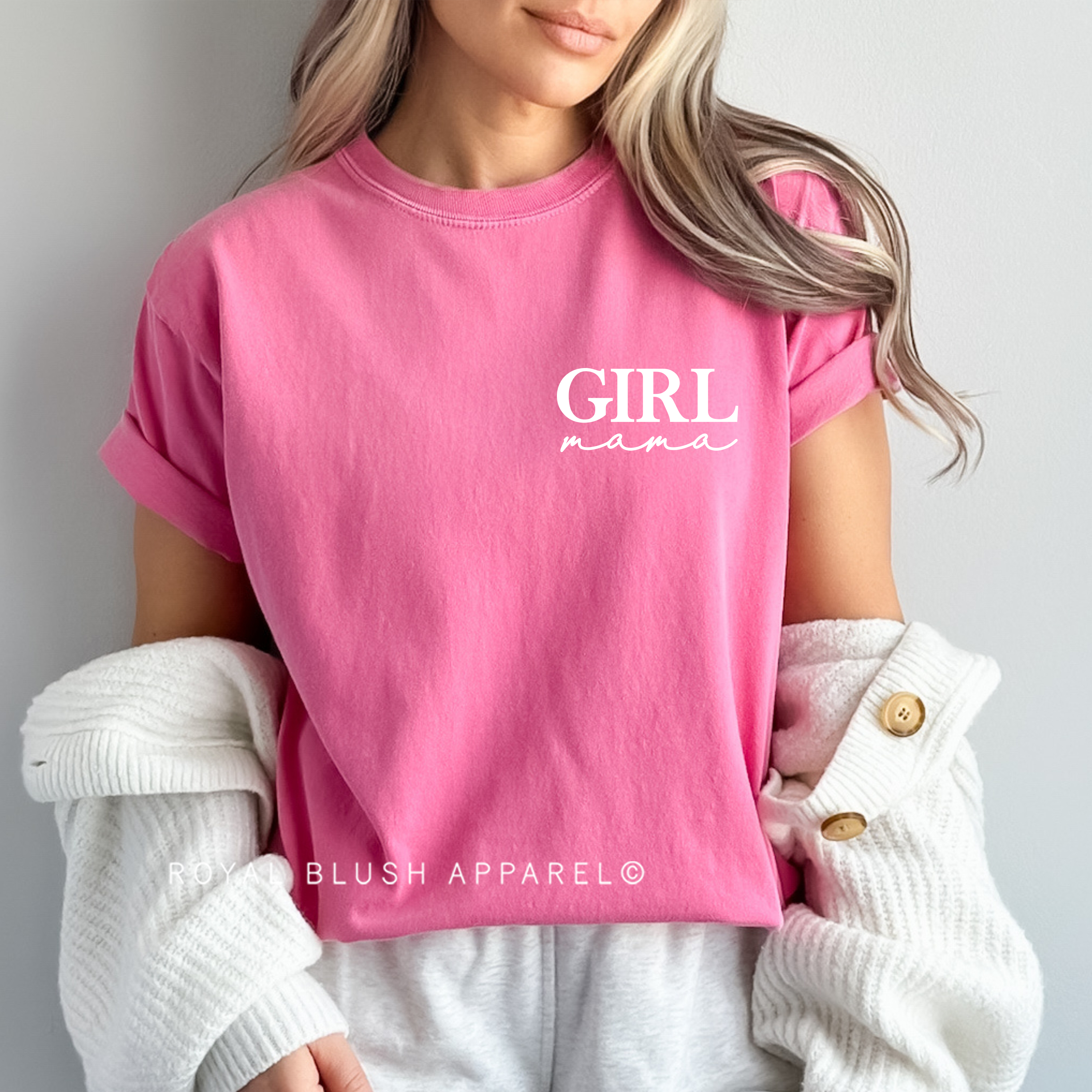 Transfert de sérigraphie Girl Mama POCKET