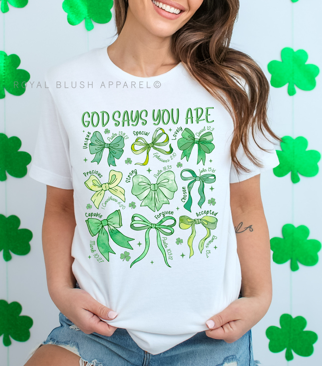 God Says You Are Full Color Transfer