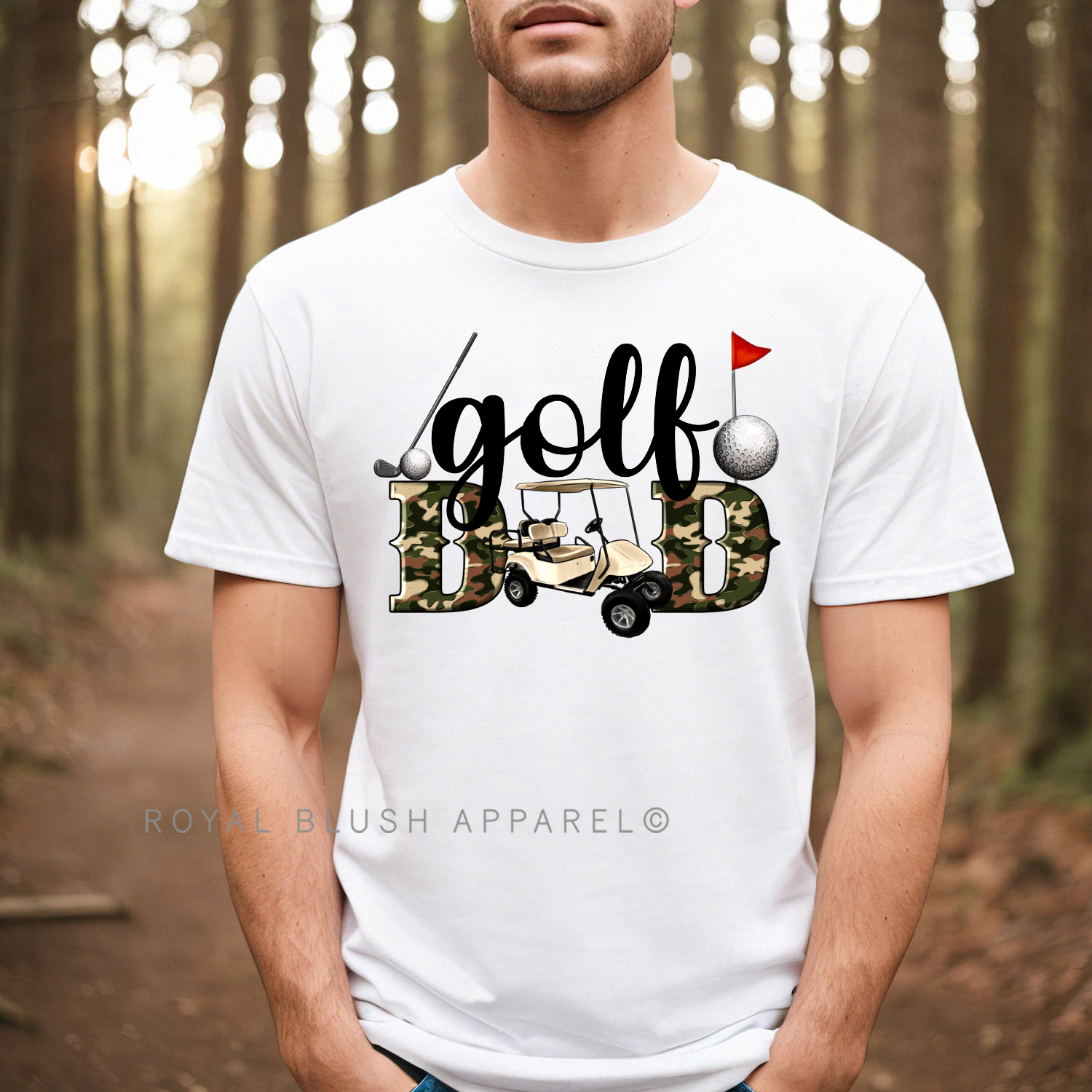 Golf Dad Full Color Transfer