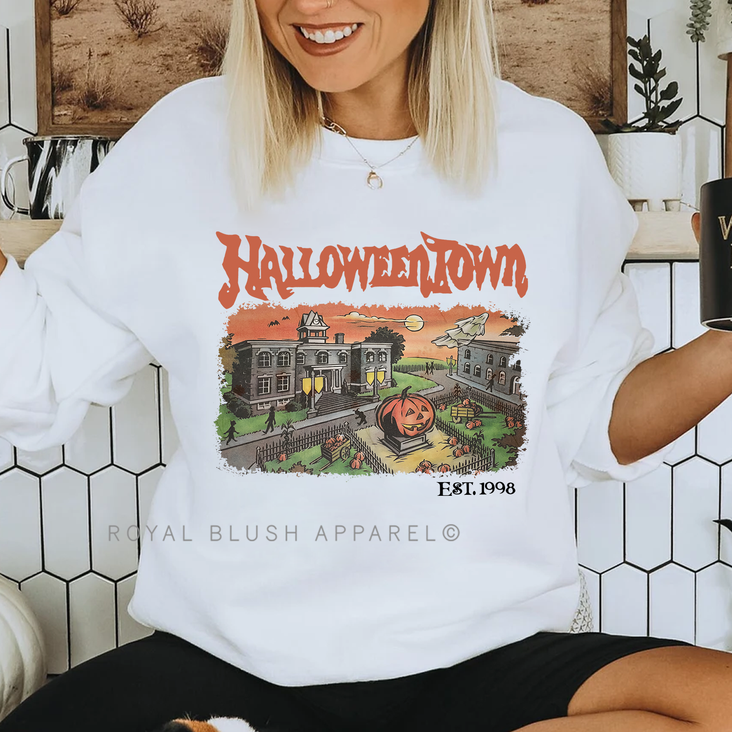 Halloweentown Est 1998 Full Color Transfer