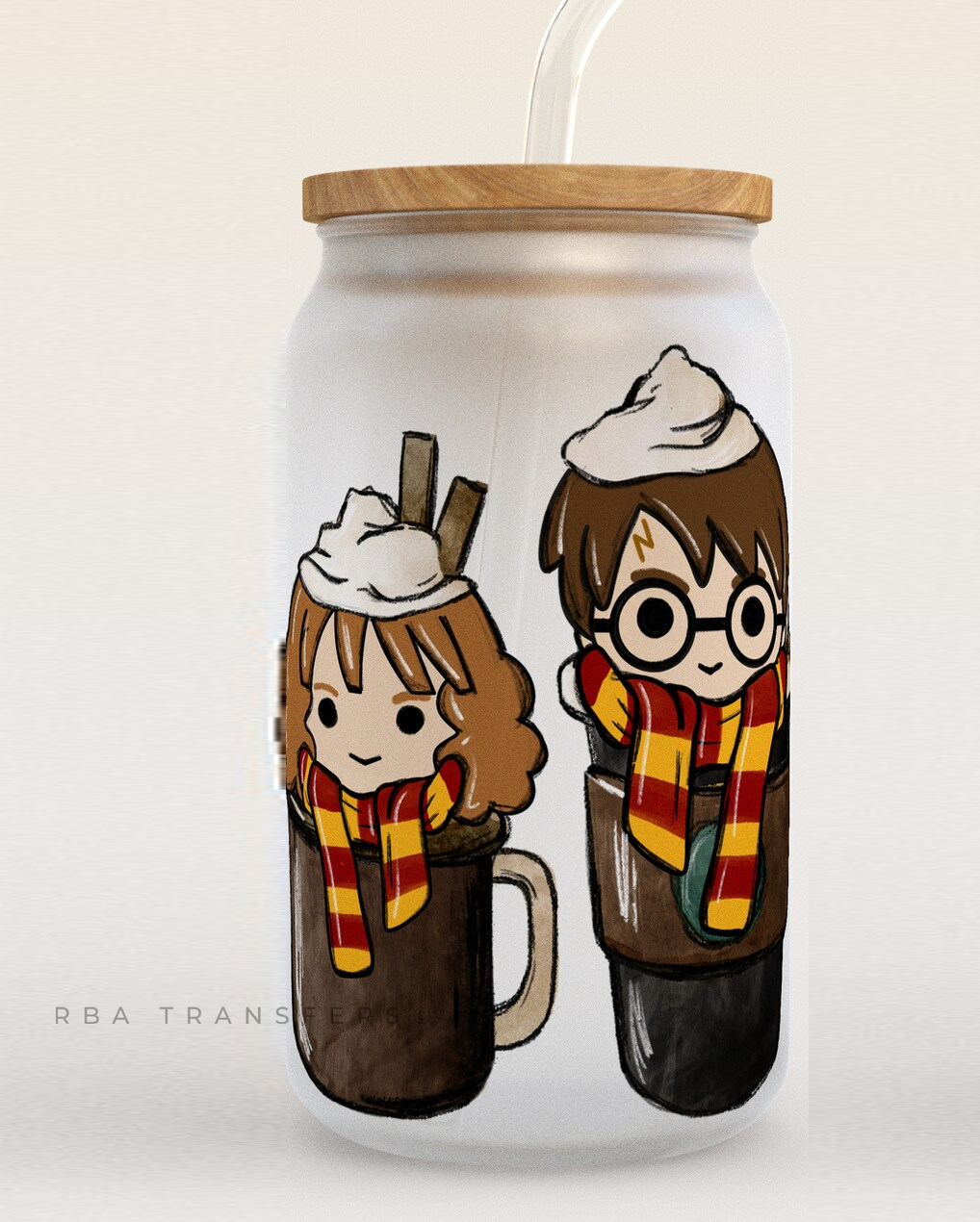 HP Coffee Wrap UV DTF Sticker