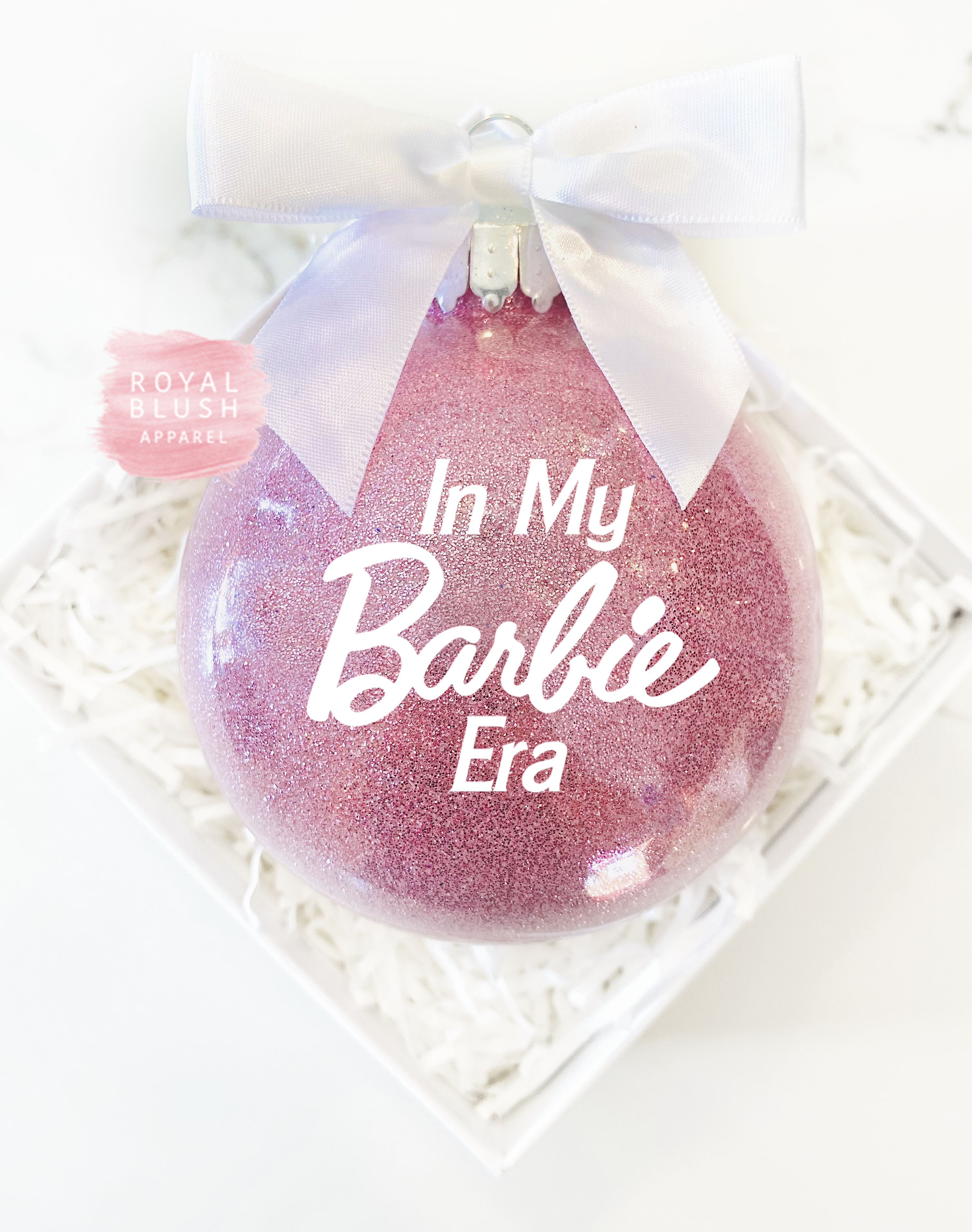 In My Barbie Era 4" Ornament UV DTF Sticker