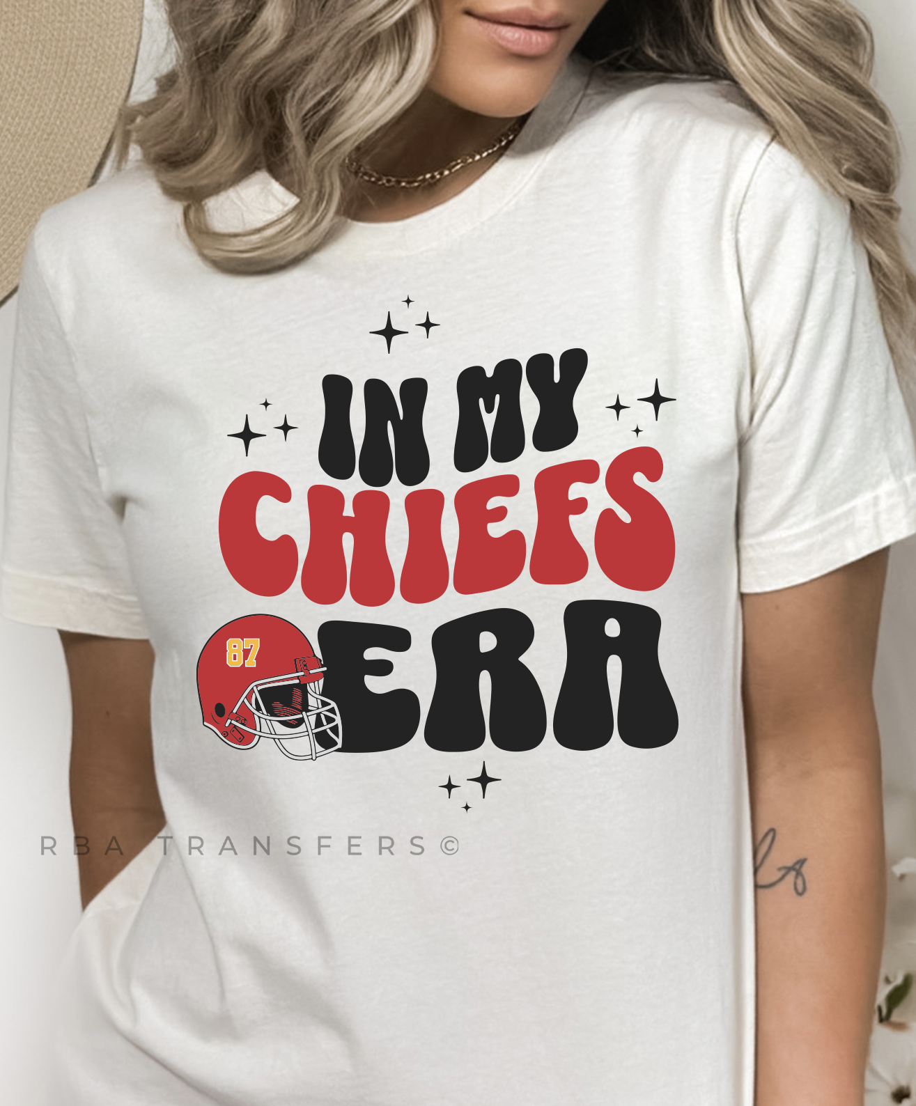 Chiefs Era 87 Retro Full Color Transfer